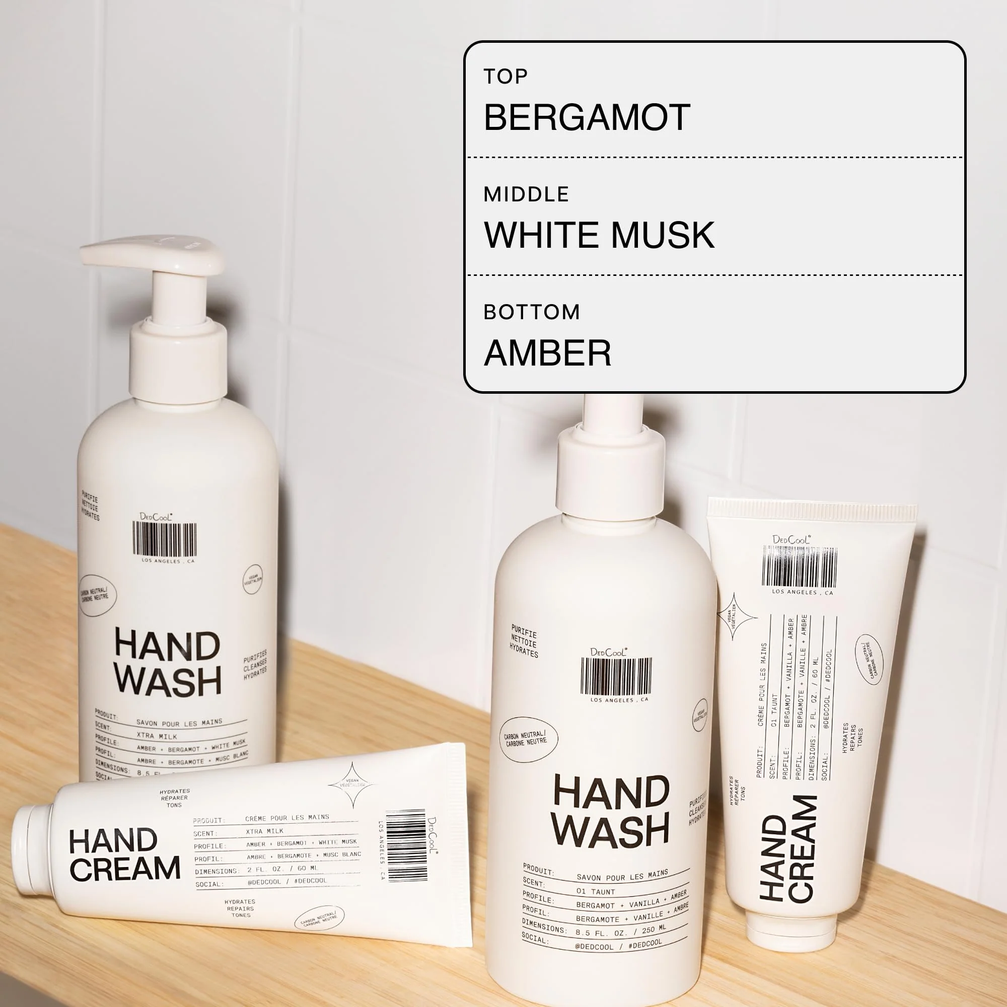 DedCool Hand Wash | Xtra Milk | Squalane, Aloe & Marshmallow Root | Gentle, Hydrating Cleanser | Non-Toxic, Vegan | 8.5 fl oz - Image 3