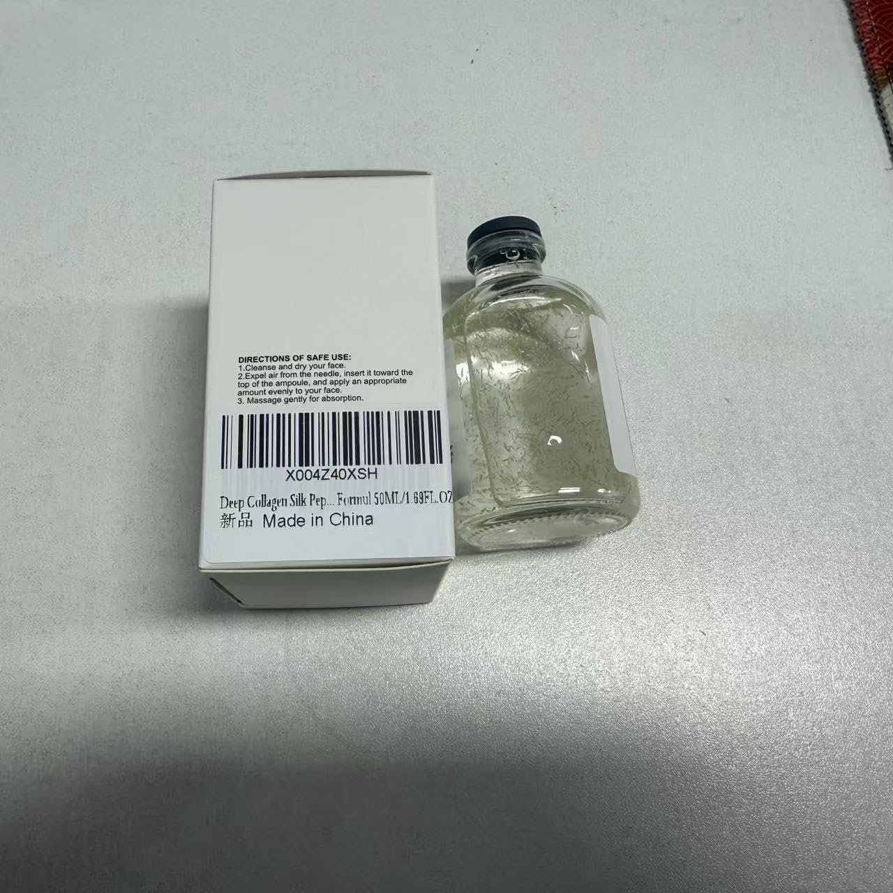 Deep Collagen Silk Peptide Lifting Ampoule Serum，Korean Facial Essence,Firming Wrinkle-Smoothing Hydrating，Non-Greasy Gentle Formul 50ML/1.69FL.OZ - Image 2