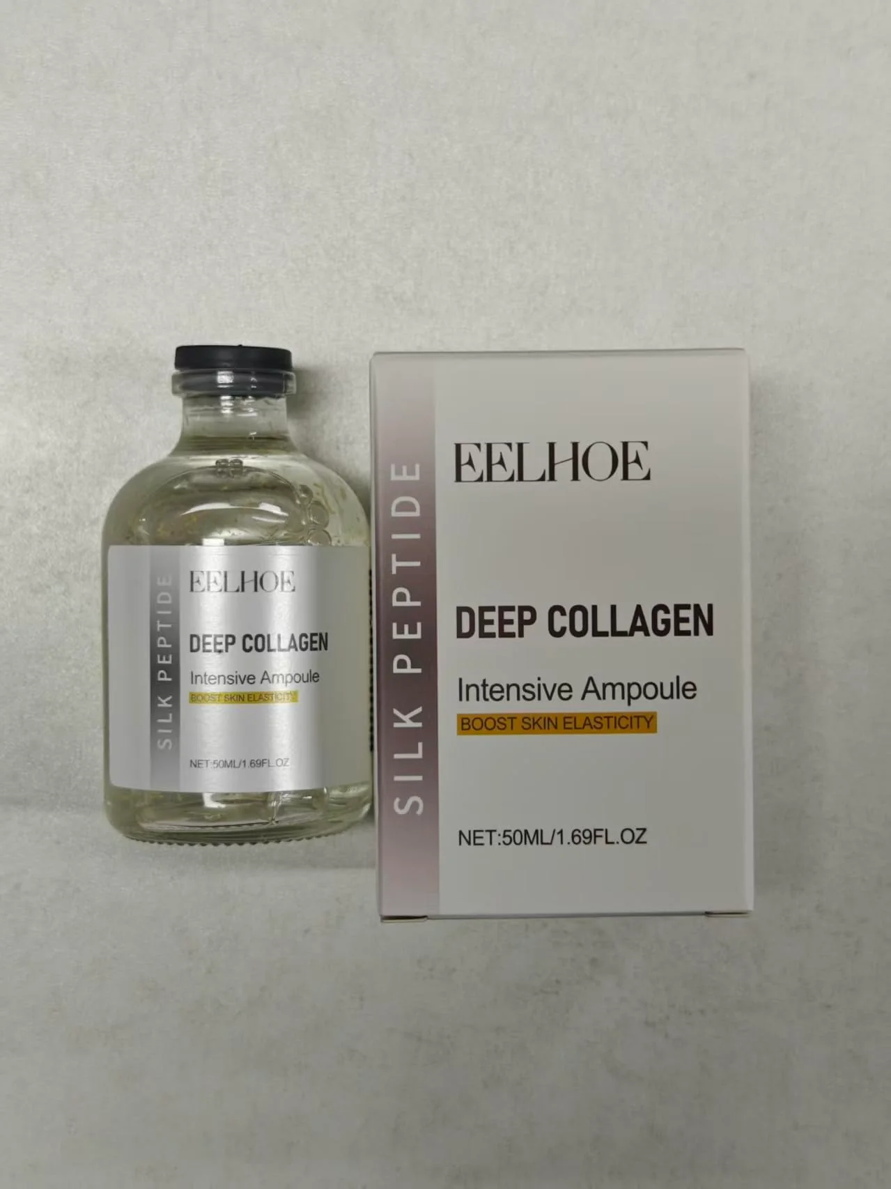 Deep Collagen Silk Peptide Lifting Ampoule Serum，Korean Facial Essence,Firming Wrinkle-Smoothing Hydrating，Non-Greasy Gentle Formul 50ML/1.69FL.OZ - Image 4