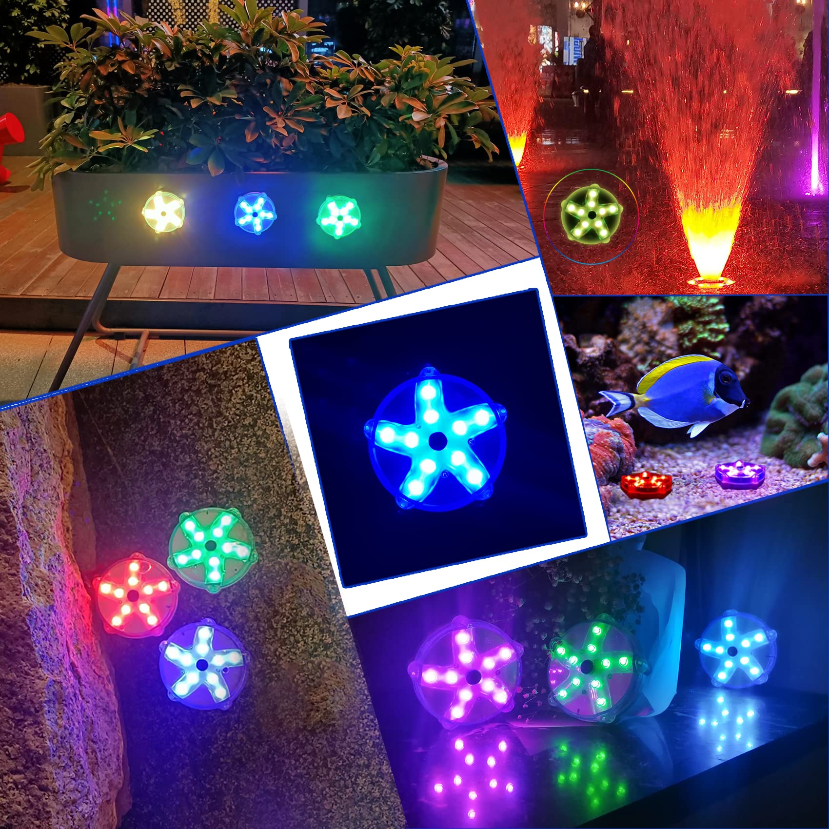 DeeprBetter Floating Pool Lights,Color Changing Waterproof Hot Tub Lights,3.3" Hot tub Accessories,Magnet Led Pool Light for Above Ground Pools,Floating Light for Pond,Bath,Spa,Shower-3pcs - Image 2