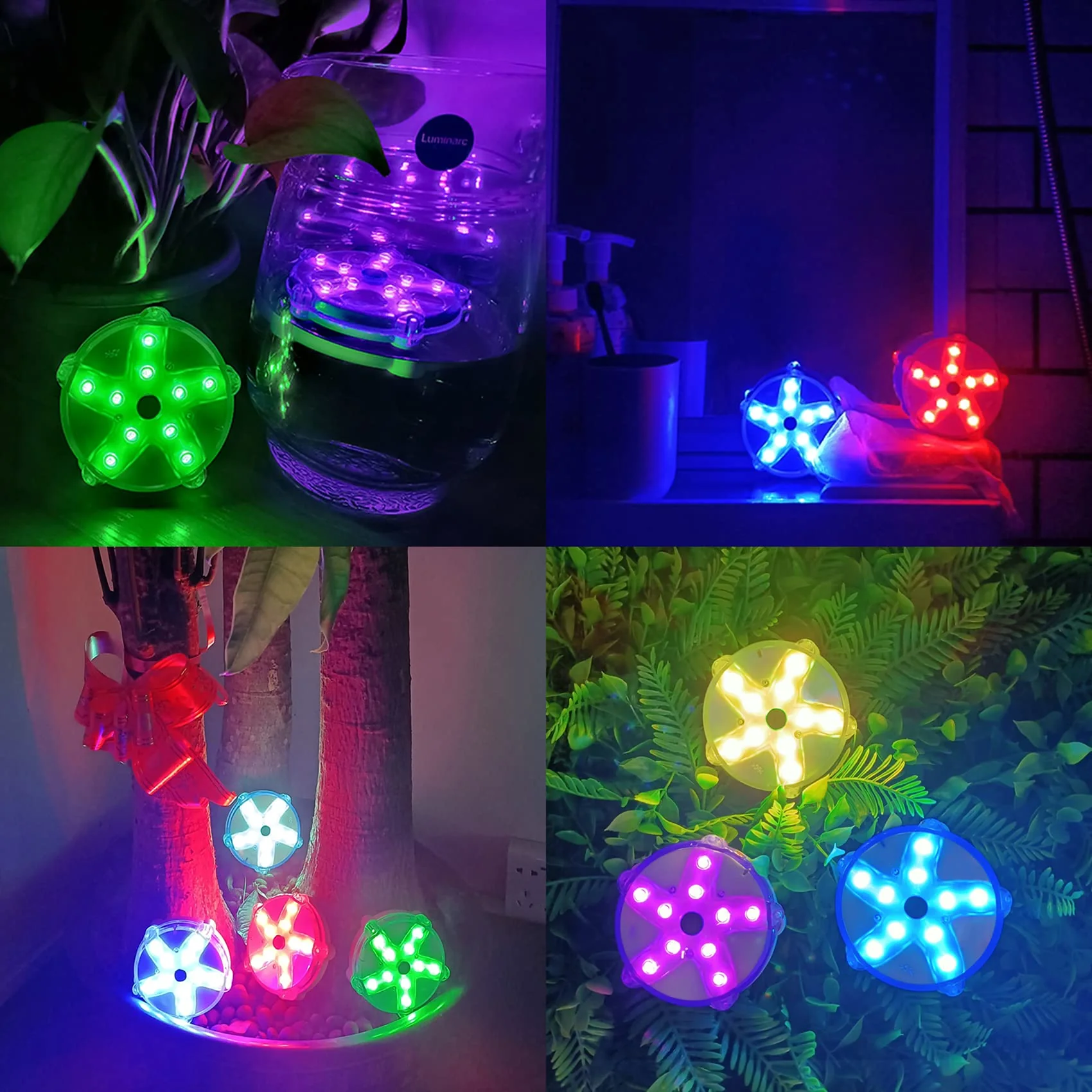 DeeprBetter Floating Pool Lights,Color Changing Waterproof Magnetic Pond Lights,Pool Light That Float,Starfish Above Ground Pools Light Up for Pond,Hot tub,Bathtub,Shower,Halloween,Christmas-2pcs - Image 3