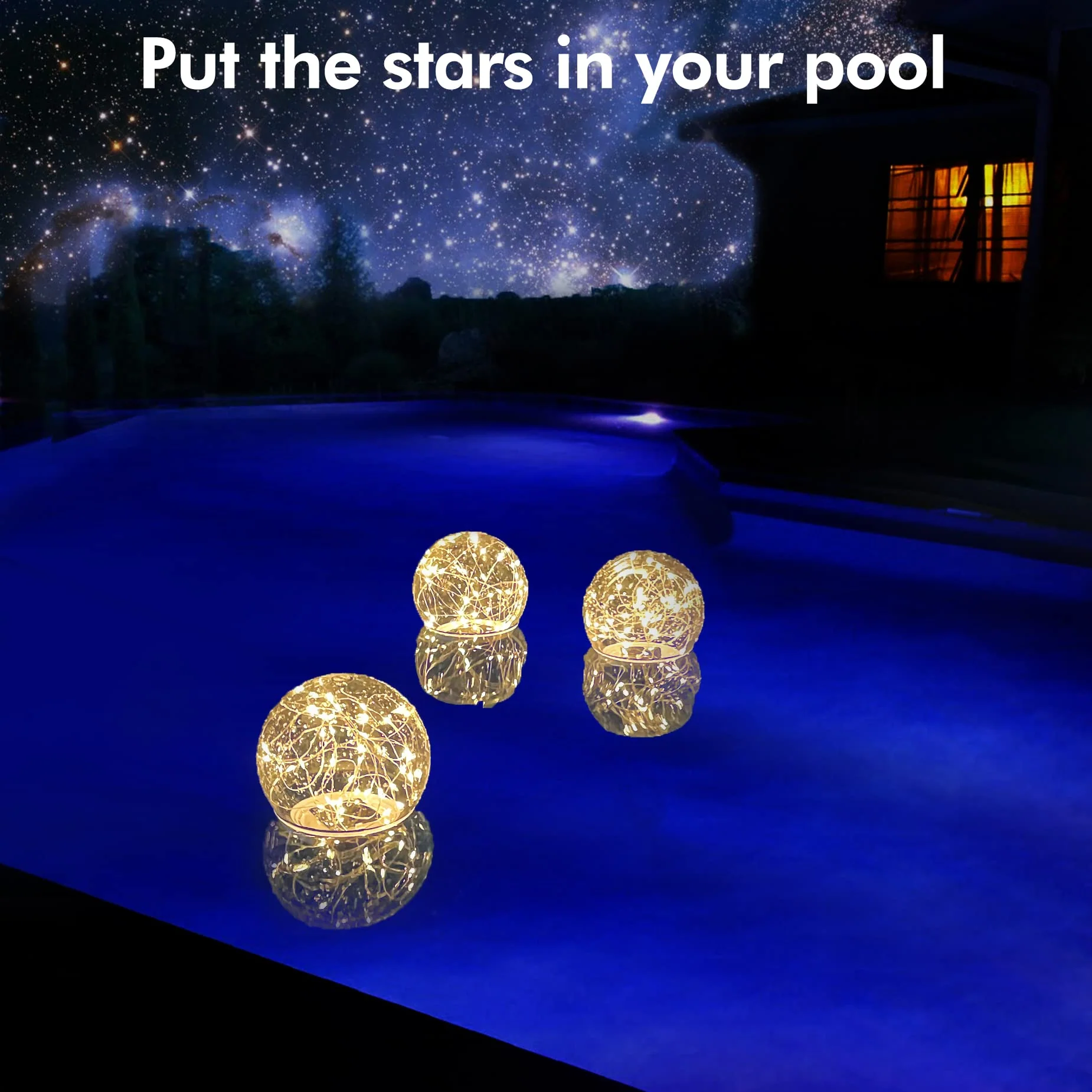 DeeprBlu Pool Chlorine Floater with Solar Ball Light, Floating Chlorine Dispenser for 3'' Chlorine Tablets, Chlorine Tablet Floater Chemical Dispenser Easy Opening, Bromine Tablet Holder for Pool, Spa - Image 6