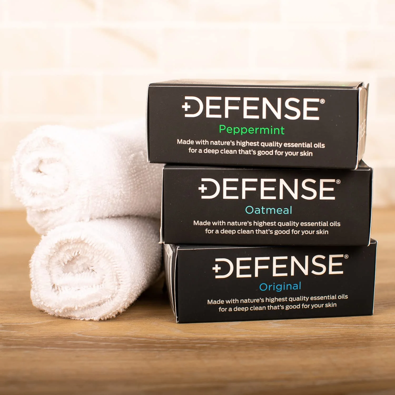 Defense Soap All Natural Tea Tree Bar Soap, 3 Bar Variety Pack - Original, Peppermint, Oatmeal - Image 7