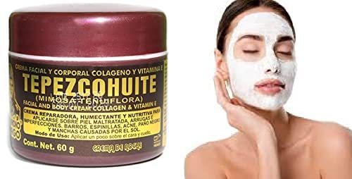 Del Indio Papago Tepezcohuite Night Cream 60g 2.02Fl Oz 2 Pack - Reduce Expression Lines - Clarifies Skin Imperfections - Image 3