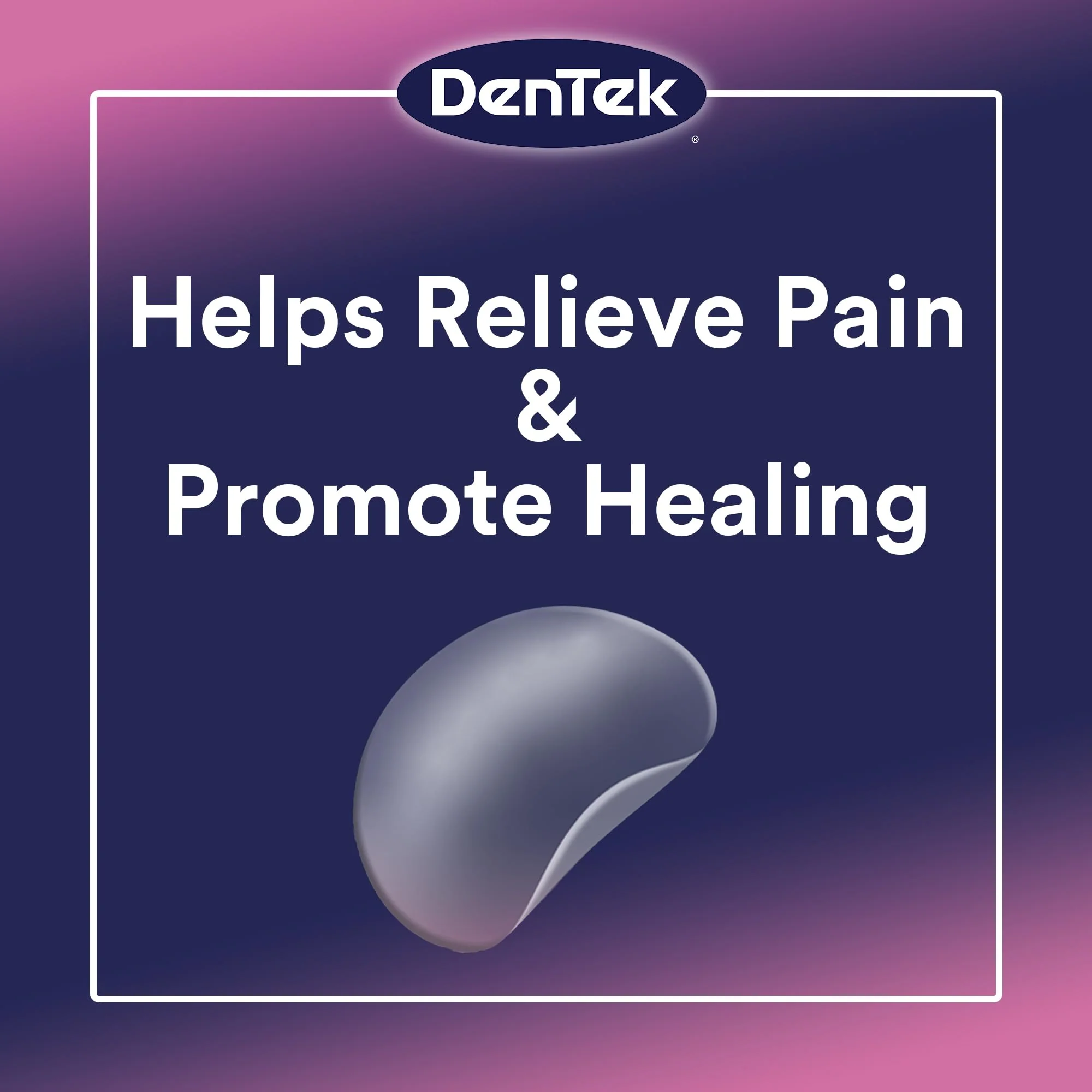 DenTek Canker Relief Patches for Canker Sore Pain Relief, Helps Relieve Soreness from Braces & Oral Wounds, 6 Count - Image 2
