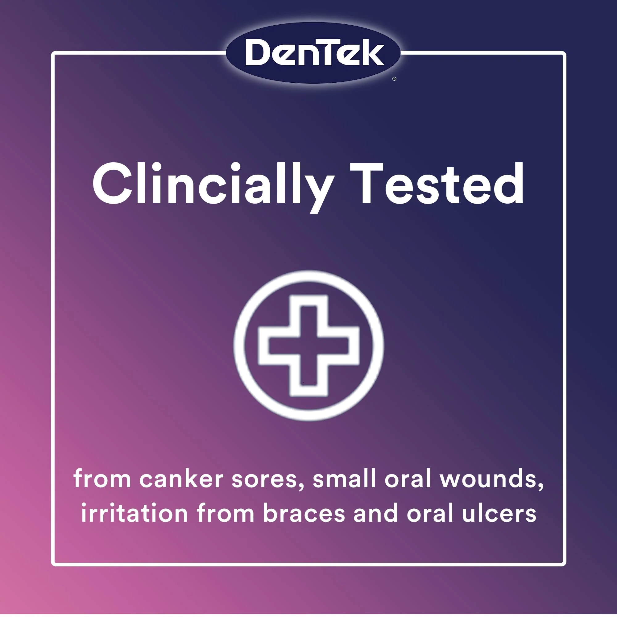 DenTek Canker Relief Patches for Canker Sore Pain Relief, Helps Relieve Soreness from Braces & Oral Wounds, 6 Count - Image 4