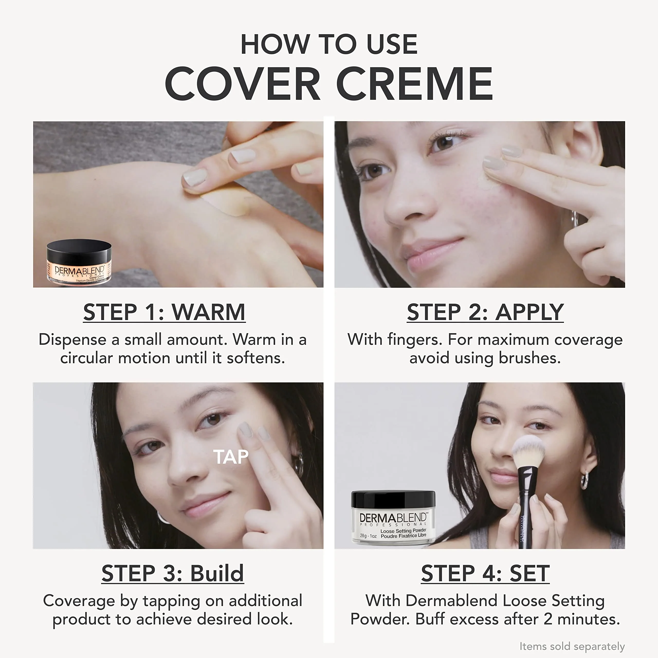 Dermablend Cover Creme High Coverage Foundation with SPF 30, 30N Sand Beige, 1 Oz. - Image 6