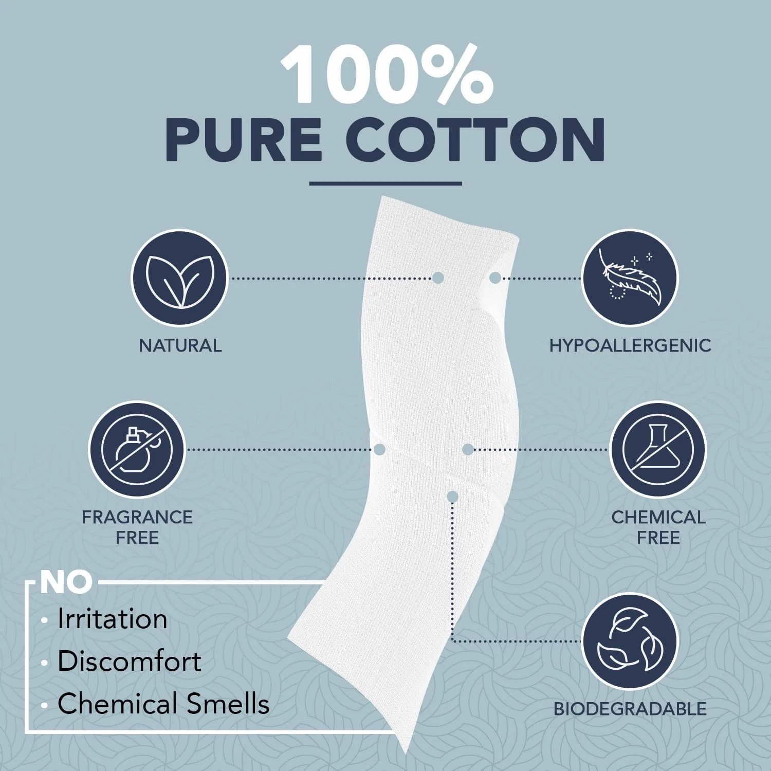 Dermacotton 100% Pure Cotton Face Towels – 240 Count Large Disposable Wash Cloths for Face Washing, Makeup Removal & Acne Care | Ultra Soft, Hypoallergenic & Fragrance-Free - Image 4
