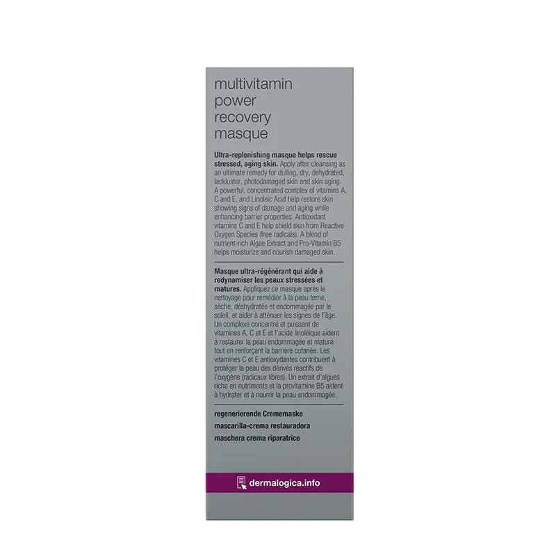 Dermalogica Multivitamin Power Recovery Masque, Anti-Aging Face Mask with Vitamin C & Lactic Acid - Restore and Repair Damaged, Aging Skin, 2.5 fl oz - Image 10