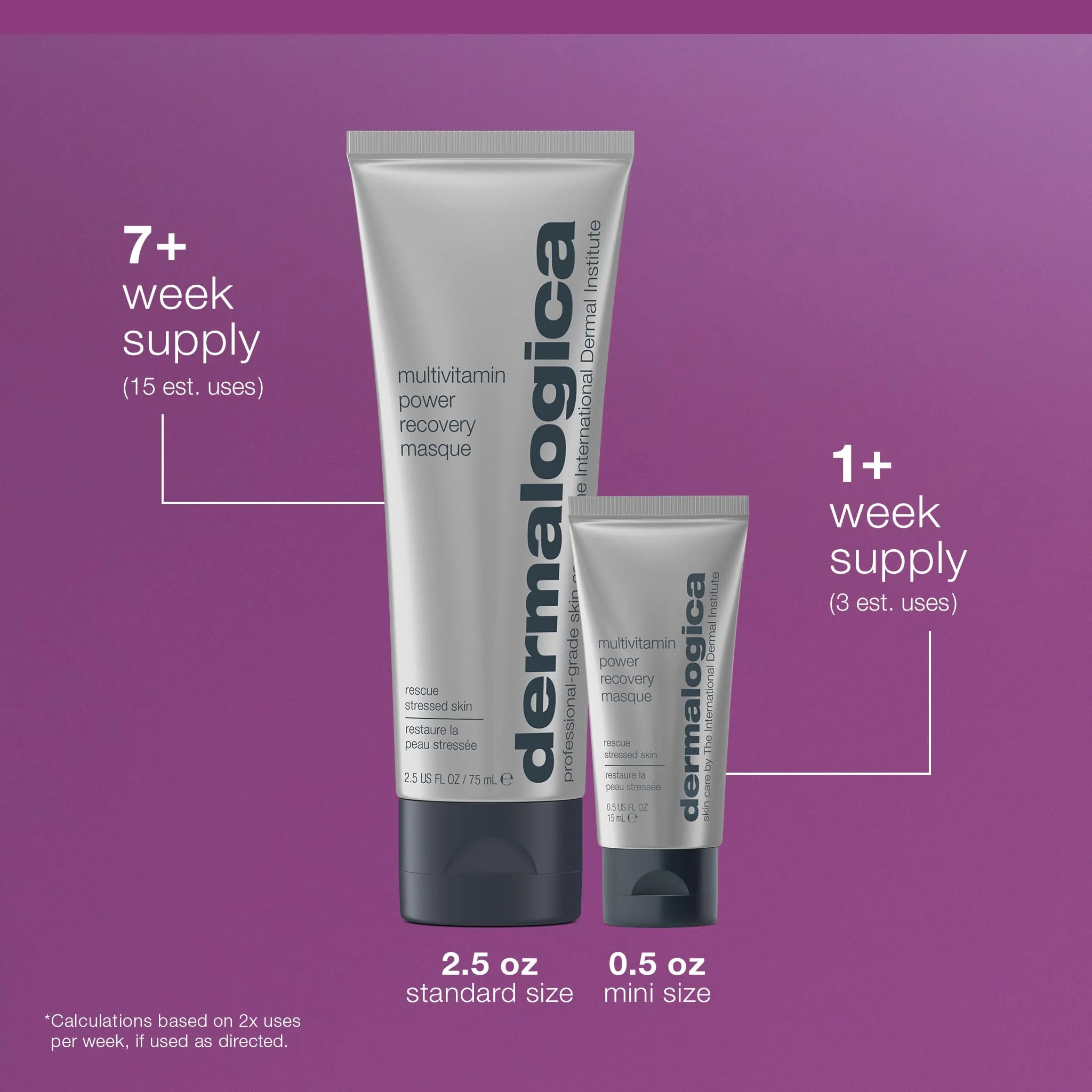Dermalogica Multivitamin Power Recovery Masque, Anti-Aging Face Mask with Vitamin C & Lactic Acid - Restore and Repair Damaged, Aging Skin, 2.5 fl oz - Image 4
