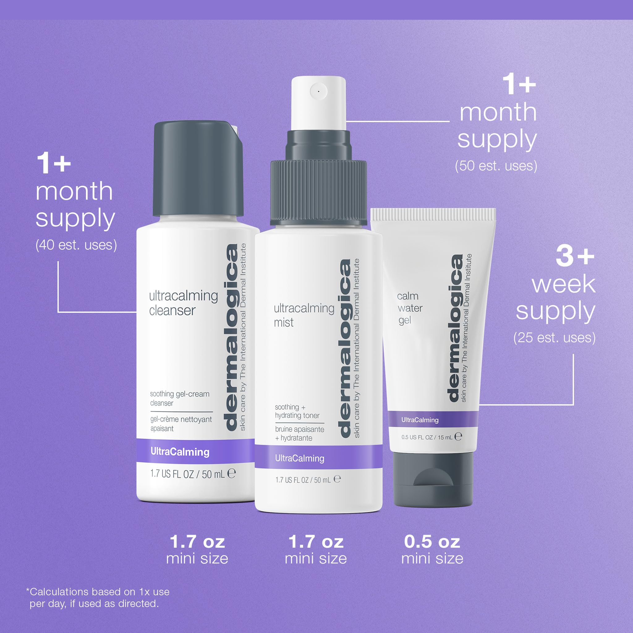 Dermalogica Sensitive Skin Rescue Kit - Set Contains: Face Wash, Toner, and Face Moisturizer - Skin Care To Calm, Soothe and Minimize Irritation - Image 6