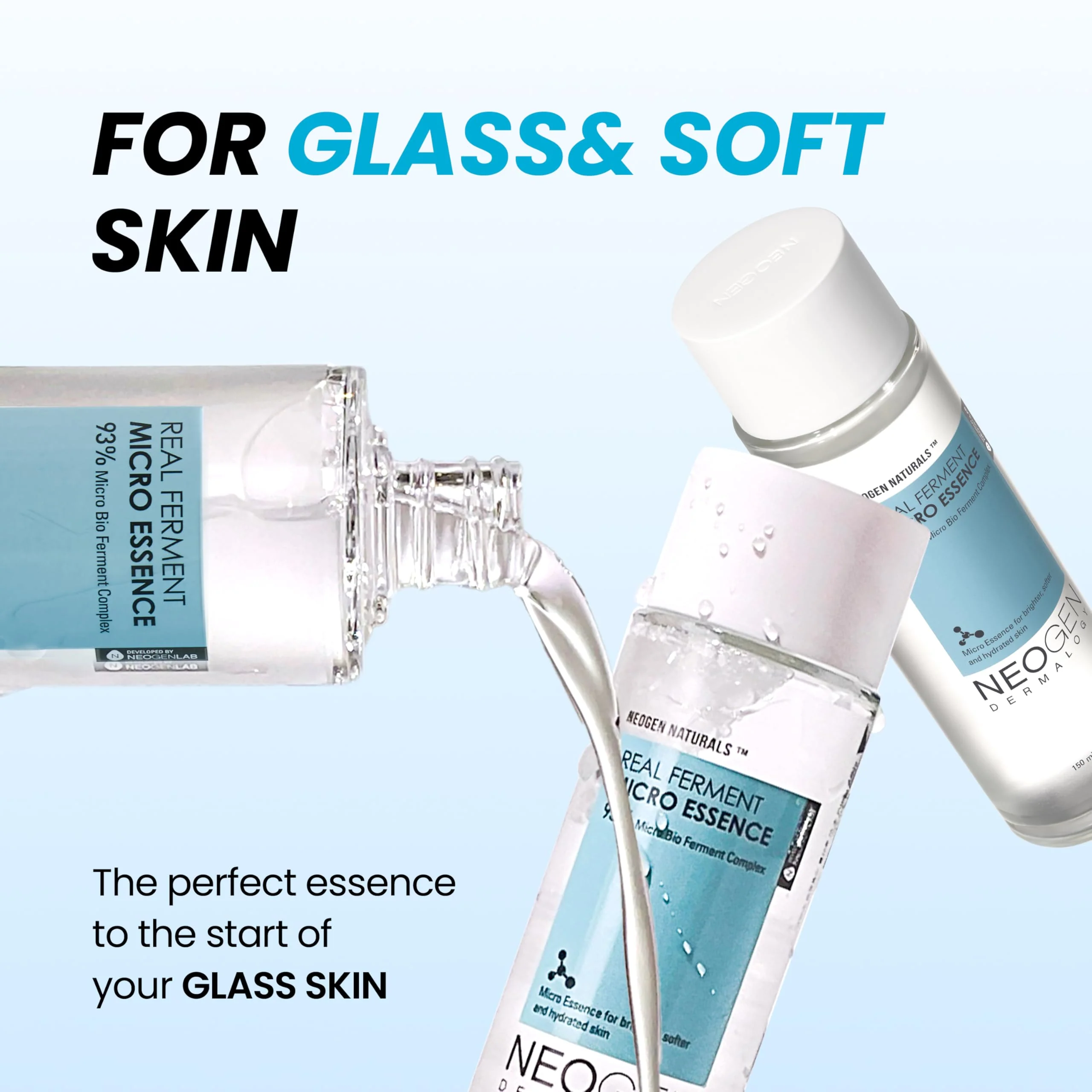 DERMALOGY by NEOGEN Real Ferment Micro Essence, Korean Skincare Toner & Essence with 93% Ferments for Instant Hydration and Healthy-Looking Skin, 5.07 fl oz (150 ml) - Image 7