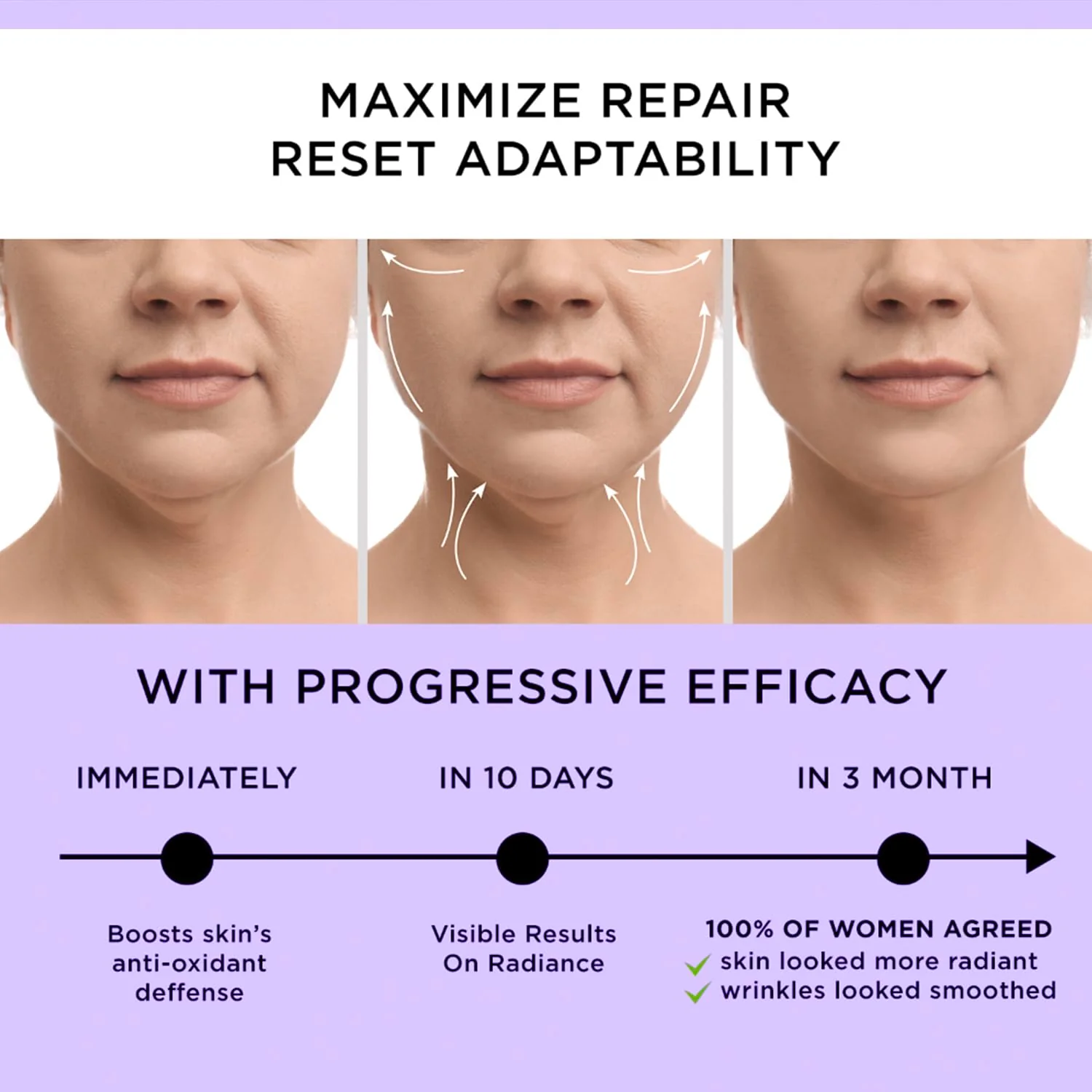 DERPHEA Neck Tightening Cream, Neck Cream, Face Firming Cream For Tightening & Firming Skin, Fine lines, Loose & Sagging On Neck, Decollete Or Other Skin Areas (Package may different) - Image 4