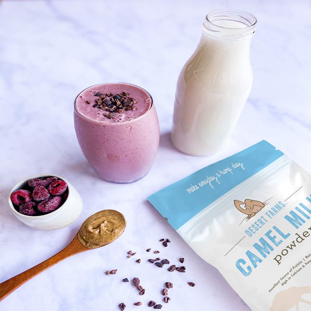 Desert Farms Organic Whole Camel Milk Powder Certified PALEO and KETO Allergen Free Non-GMO Easy to Mix Powder Milk - Excellent Replacement For Goat and Soy Milk - Packaged In The USA (200 Grams) - Image 6