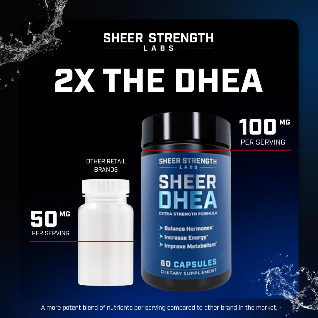 DHEA Supplement for Men DHEA 100mg - Pure DHEA Supplement for Men for Strength and Hormone Balance - DHEA for Women and Men - High Purity Enhanced Absorption 60 SV USA - Image 5