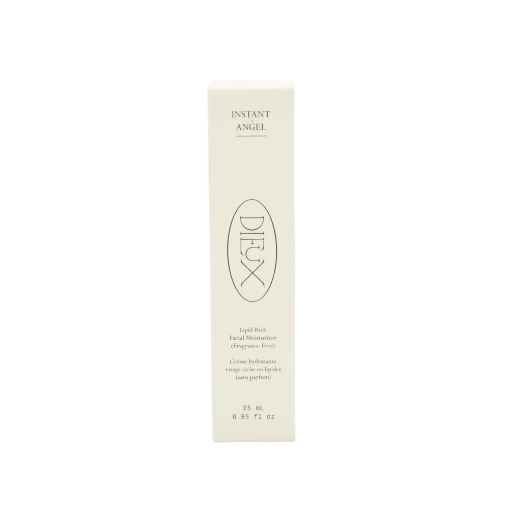 Dieux Mini Instant Angel Lipid & Peptide-Rich Moisturizer + Barrier Repair – 0.85 oz/25 mL Hydrating Cream for Fine Lines & Radiance