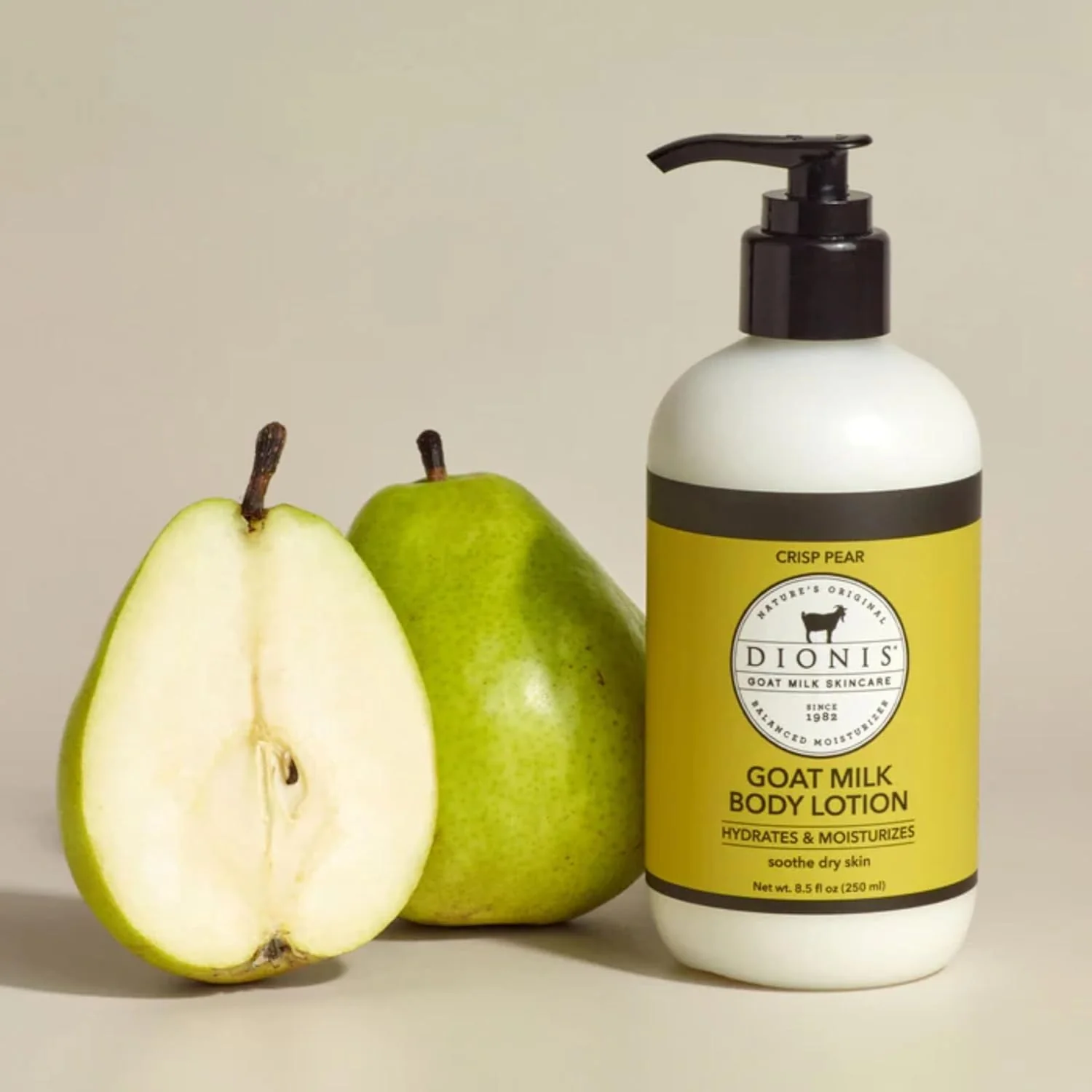 Dionis Goat Milk Crisp Pear Hand & Body Cream and Body Lotion Limited Edition Gift Bundle (Pack of 2) - Image 4