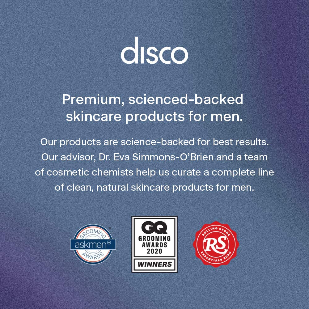 Disco Men's Eye Bag Treatment, Roller Serum for Men, Under Eye Cream Natural Caffeine Anti Aging Stick Balm, Reduce Puffiness, Wrinkles, Dark Circles, Crows Feet, Bags, Dark Circles, Lines, Puffiness - Image 2