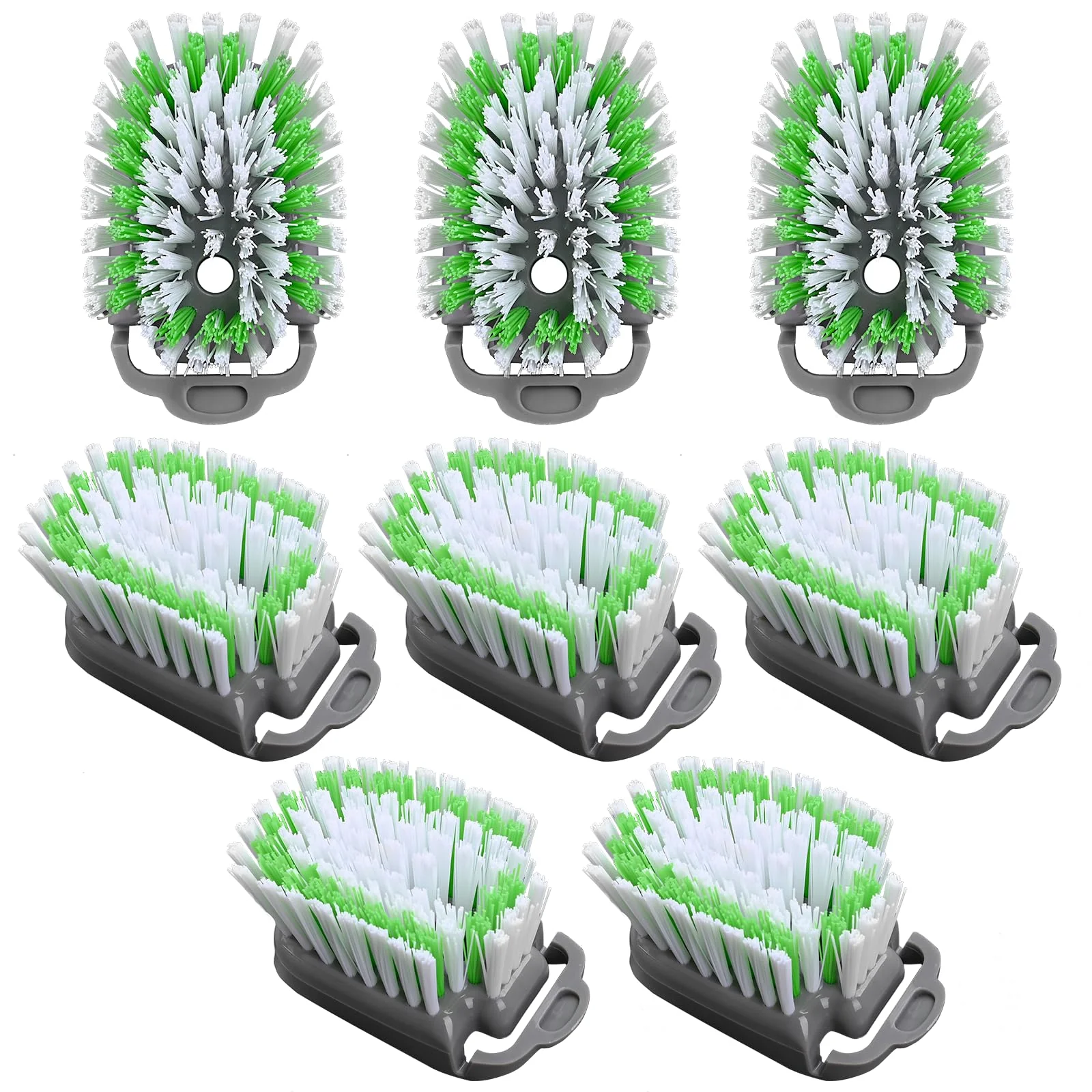 Dishwand Brush Refill, 8 Pack Dish Brush Refills Compatible with Scotch-Brite Dishwand, Dish Soap Brush for Dishes, Pans, Sink, Pots