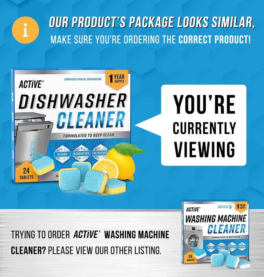 Dishwasher Cleaner And Deodorizer Tablets - 24 Pack Deep Cleaning Descaler Pods for Dish Washer Machine, Heavy Duty, Septic Safe, Natural Limescale Remover, Calcium, Odor, Smell - 12 Month Supply - Image 2