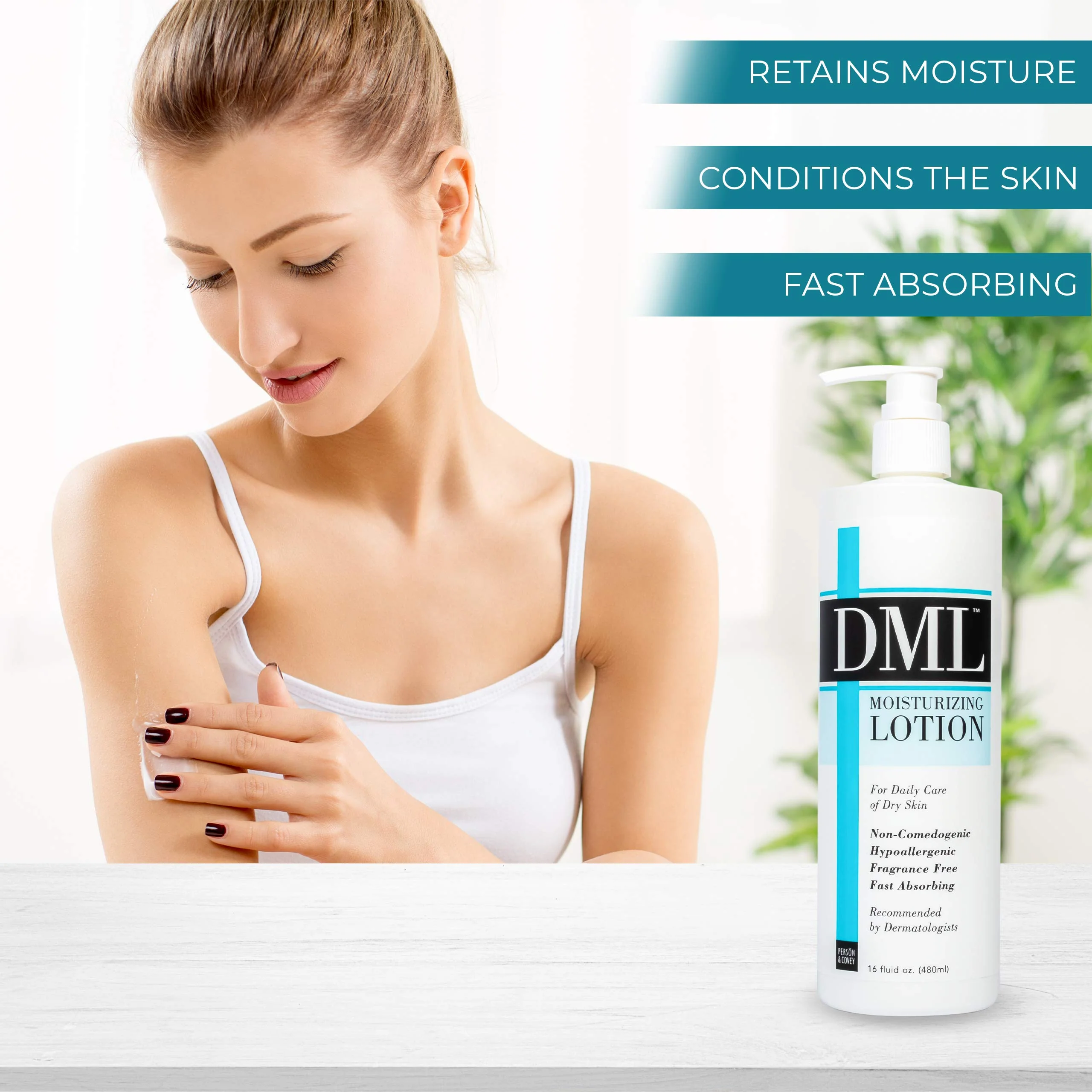 DML Moisturizing Lotion, 16 Fl Oz - Image 3