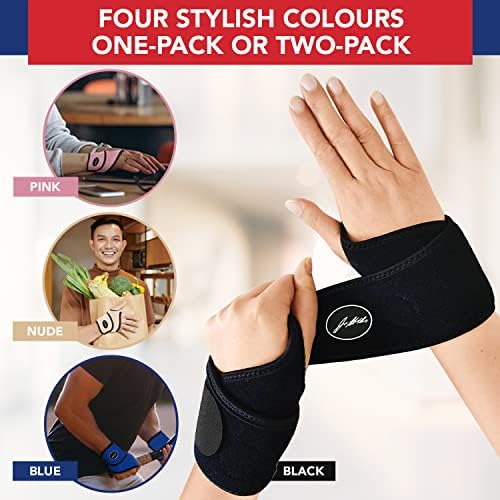 Doctor Developed Wrist Brace, Wrist Wraps for Carpal Tunnel Arthritis, Tendonitis, Hand Support, Ideal for Fitness, Weightlifting - Handbook Included (Medium - 2 Pack) - Image 8