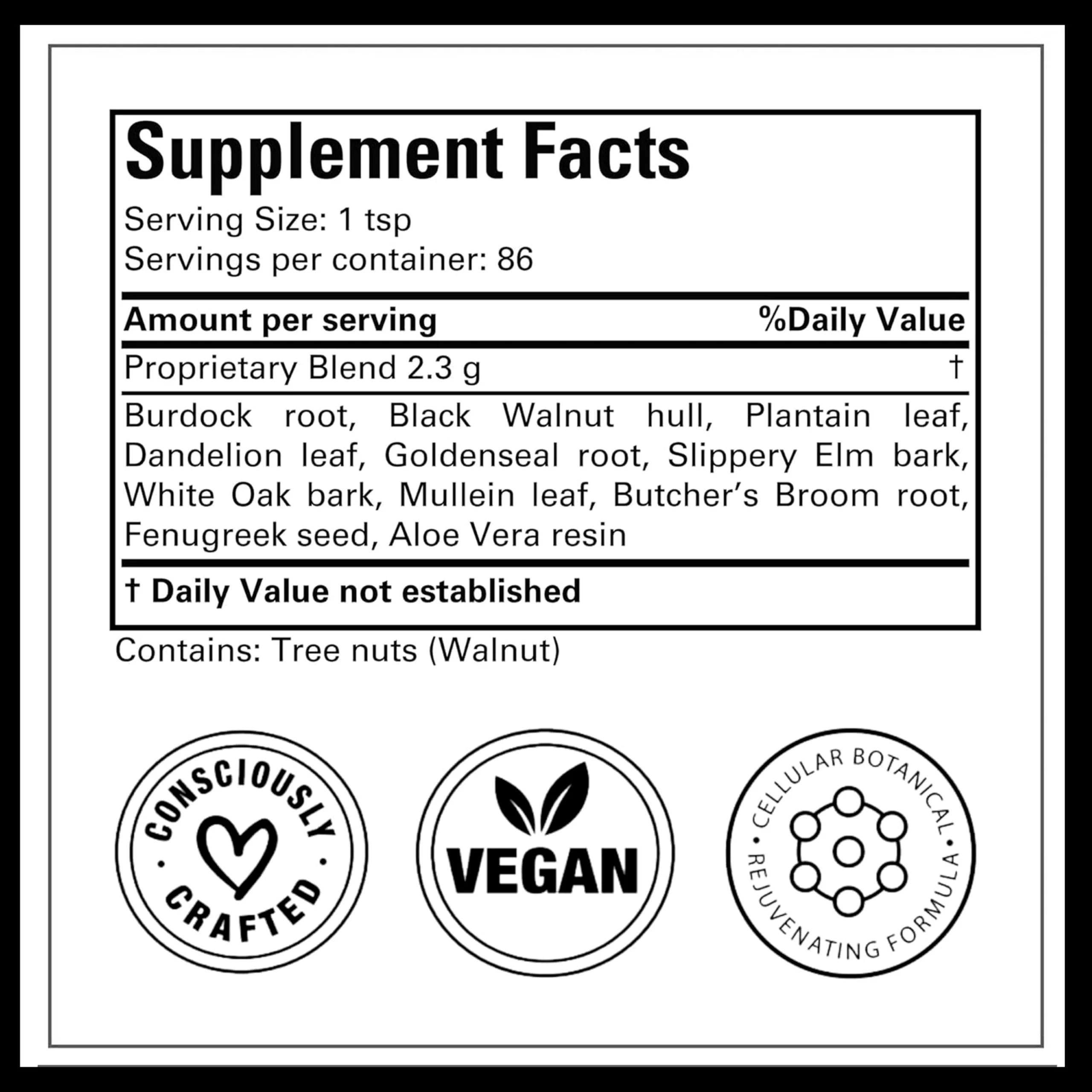 Doctor Morse's Heal All Tea - Loose Blend Herbal Tea - Vegan & Caffeine Free - Full Body Detox - Naturopath Formulated - Burdock Root, Dandelion Leaf, Black Walnut Hull - 7oz, 86 Servings - Image 2