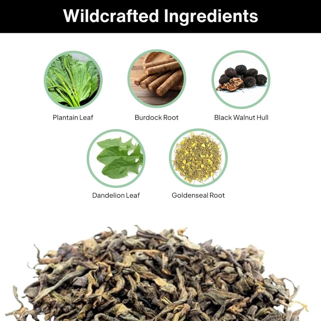Doctor Morse's Heal All Tea - Loose Blend Herbal Tea - Vegan & Caffeine Free - Full Body Detox - Naturopath Formulated - Burdock Root, Dandelion Leaf, Black Walnut Hull - 7oz, 86 Servings - Image 5