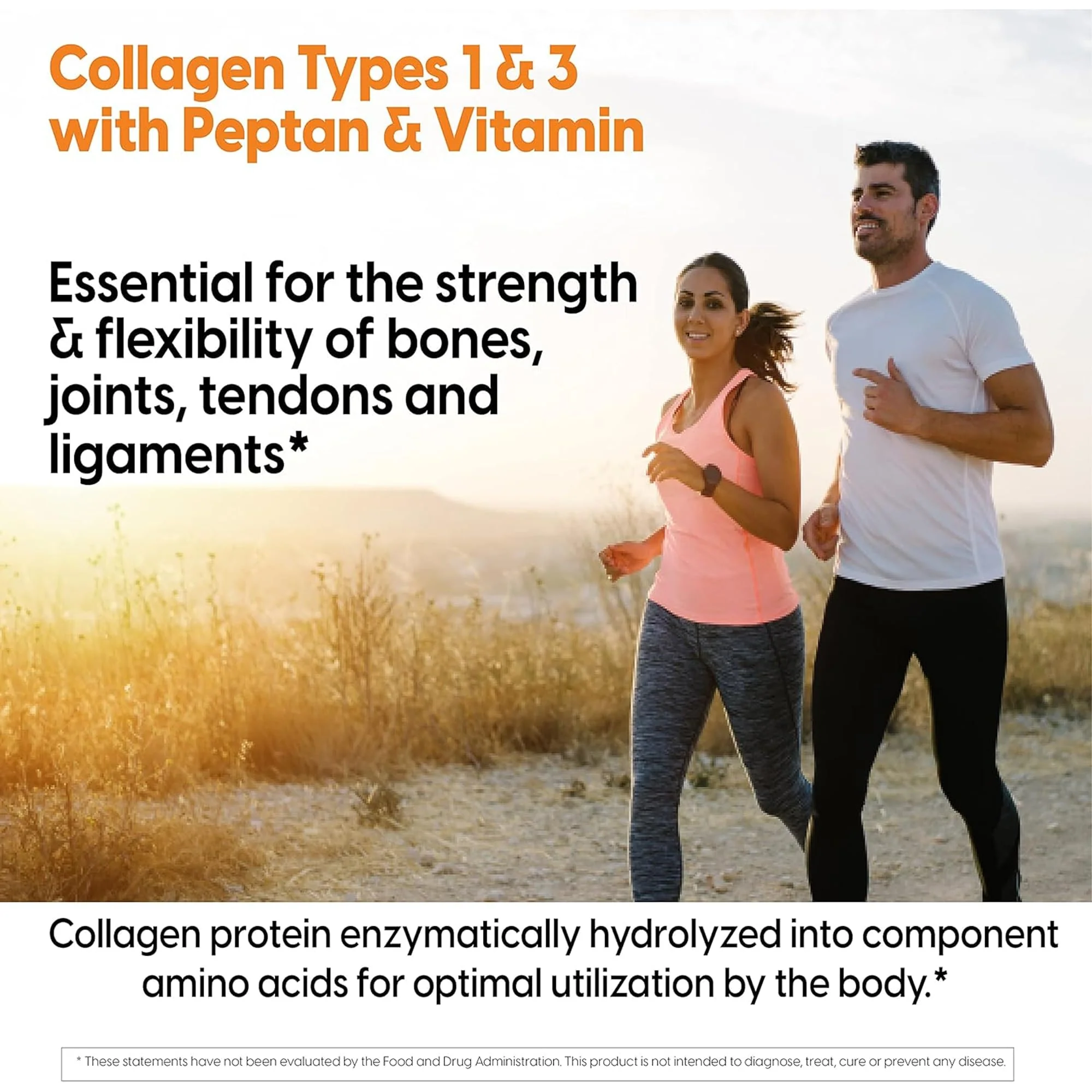 Doctors Best Collagen Types 1 and 3 & Vitamin C, Supports Hair, Skin, Nails, Bones, & Joints, Non-GMO, Gluten Free, Soy Free 540 Tablets - Image 3