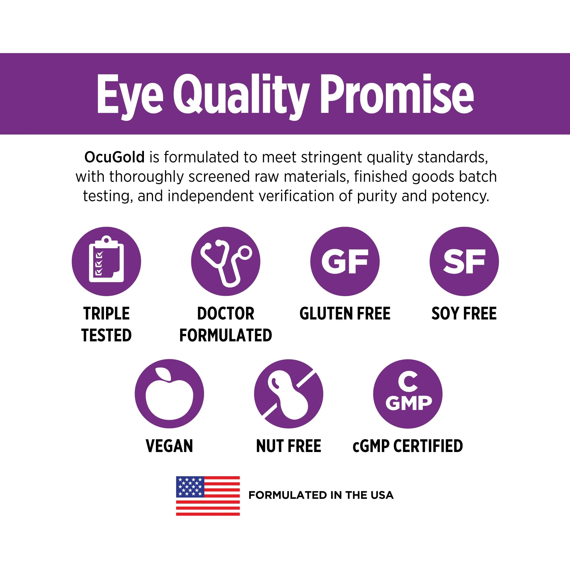 DOCTORS' PREFERRED Clinical-Grade OcuGold Eye Vitamins with Lutein and Zeaxanthin for Macula & Retina Health, Digital Eye Strain, Eye Fatigue and Visual Performance - 30 Vegan Capsules - Image 5