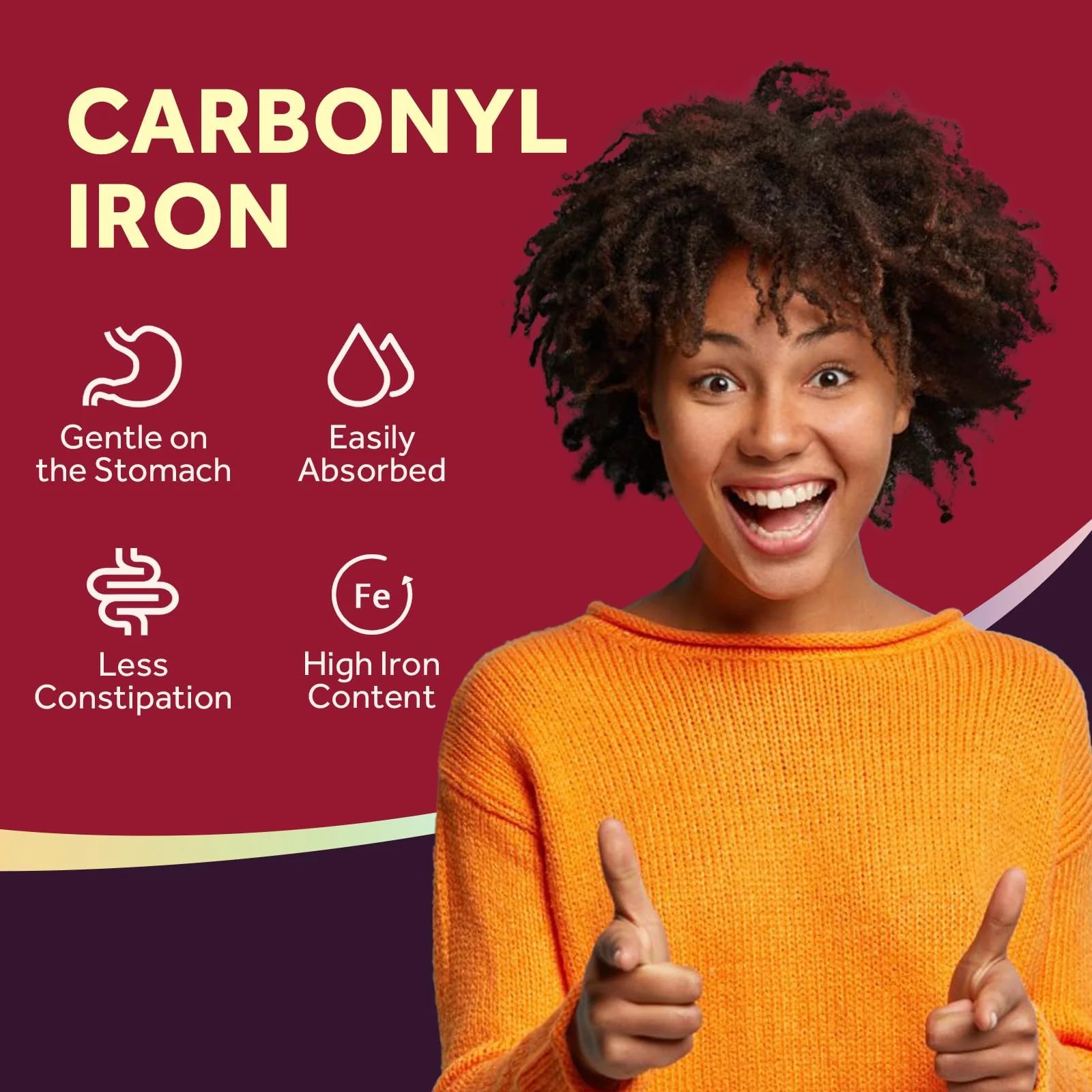 Doctor's Recipes Iron Supplement 65 mg with Vitamin C - Maximized Absorption & Stomach Friendly Iron Pills for Red Blood Cells Formation, Heart, Brain & Immunity Health - Vegan Non-GMO 90 Iron Tablets - Image 5
