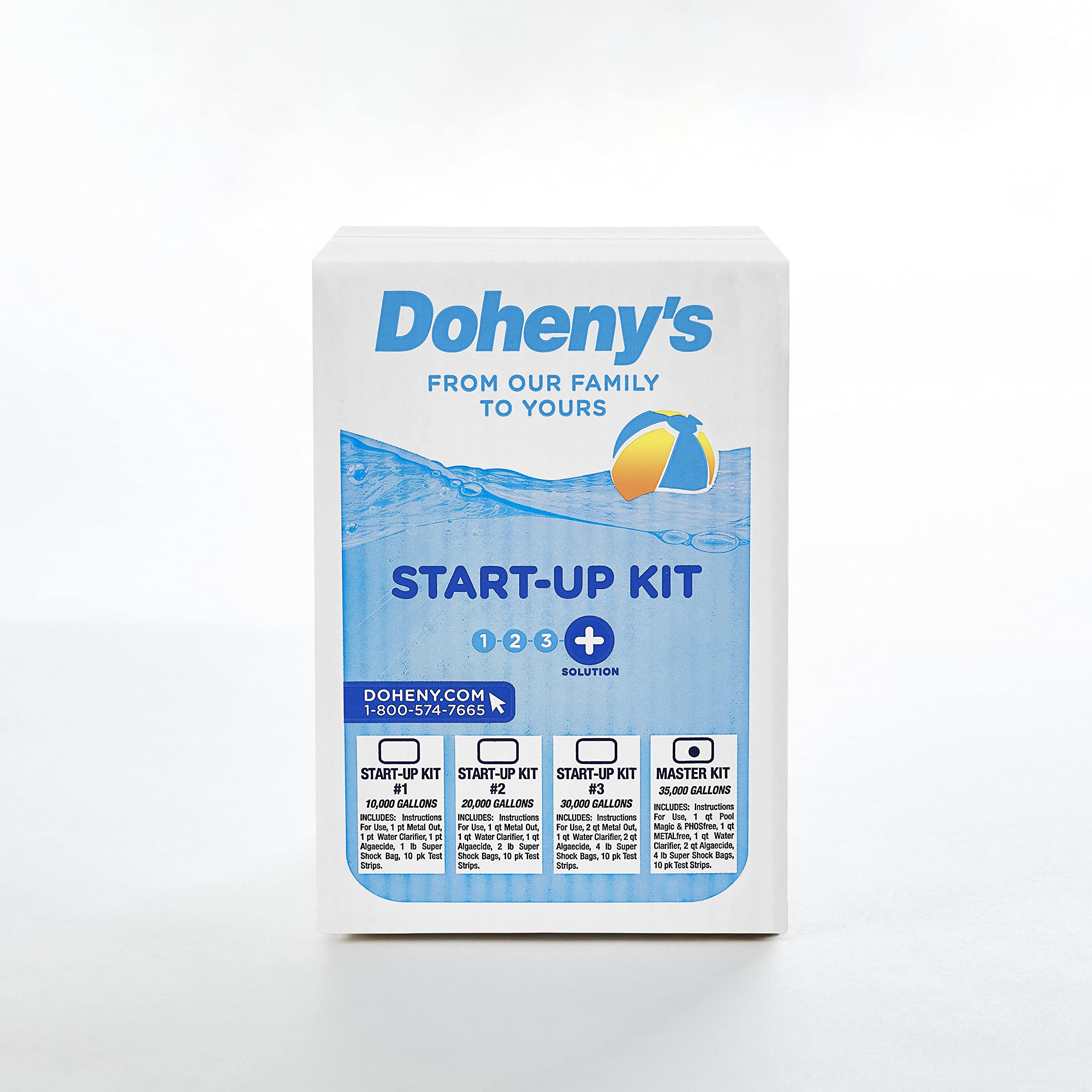 Doheny's Master Pool Opening Kit | Made in USA | Start-Up Chemicals for Pools | Includes Ultimate Kit, Natural Chemistry, Metal Out, Clarifier, Spring Control & Super Shock | Treats 30,000 Gallons - Image 2