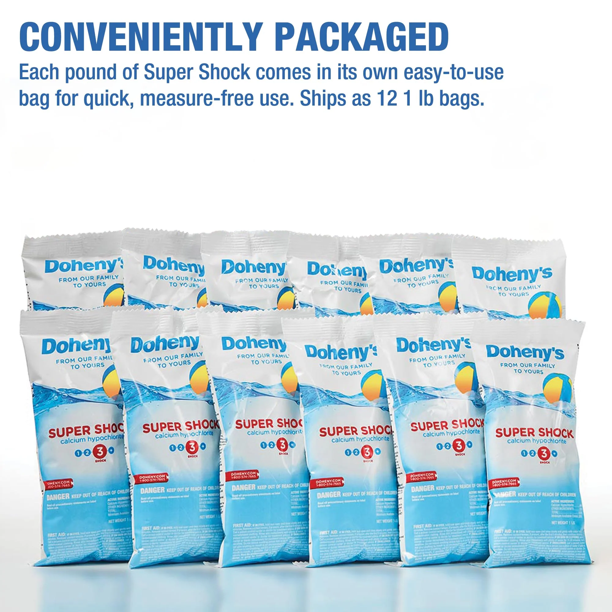 Doheny's Super Pool Shock 12 x 1 Lb Bags - Image 6