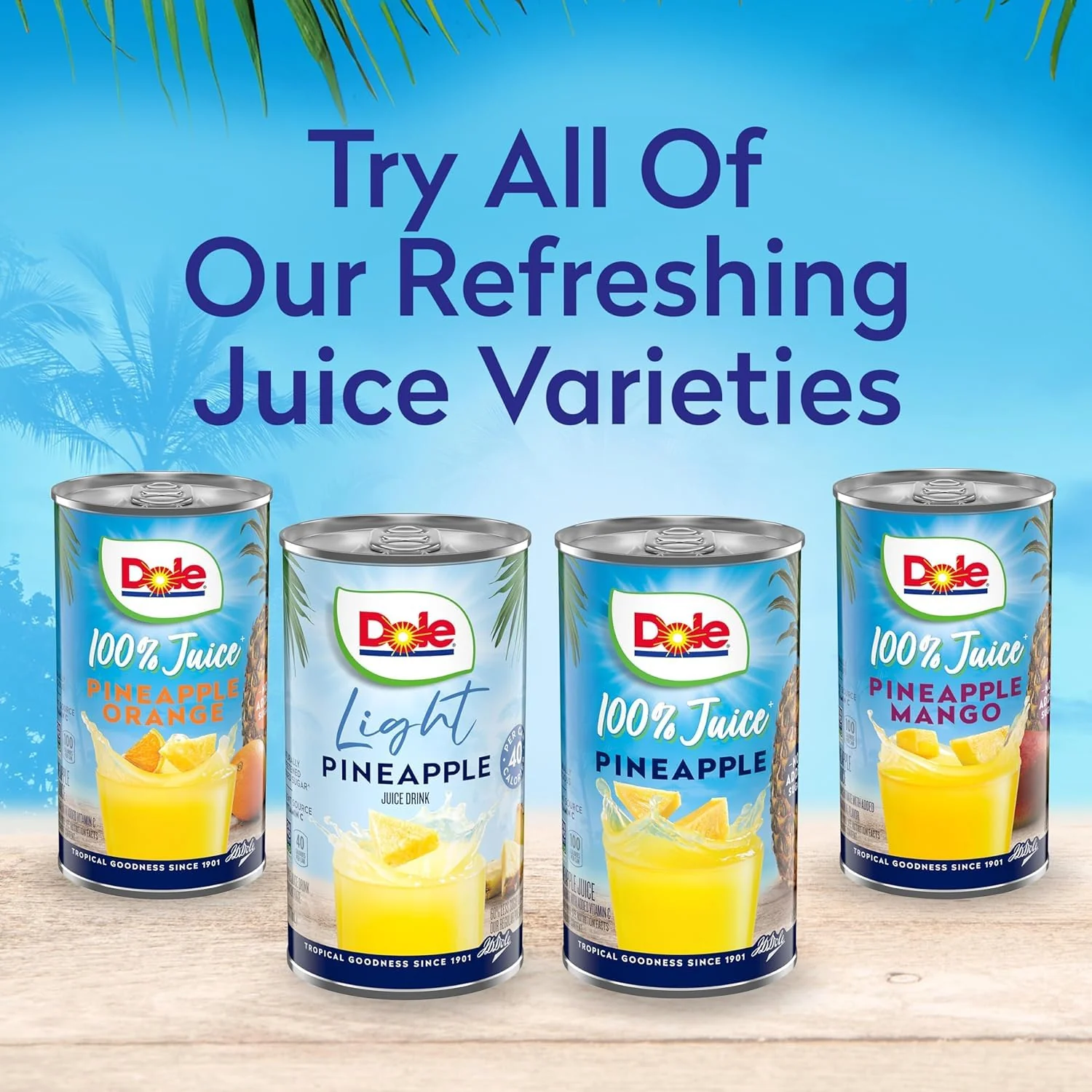 Dole 100% Pineapple Mango Juice, No Added Sugar, Excellent Source of Vitamin C, 100% Fruit Juice, Packaging May Vary, 8.0 Fl Oz (Pack of 24) - Image 6