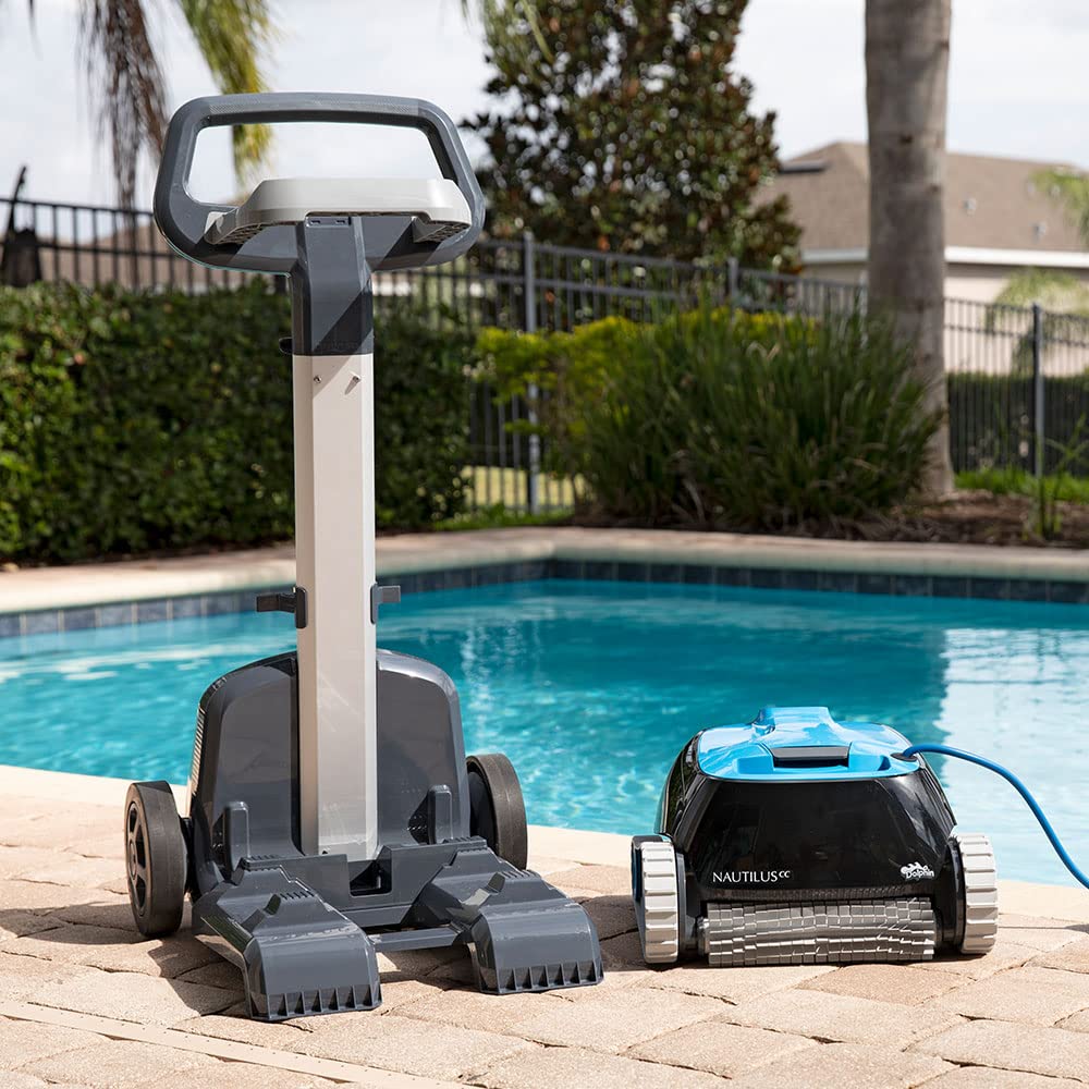 Dolphin Nautilus CC Automatic Robotic Pool Vacuum Cleaner, Always Cleaning, Never Charging, Includes Caddy for Easy Transport and Storage, Ideal for In-Ground Pools up to 33 FT in Length - Image 10