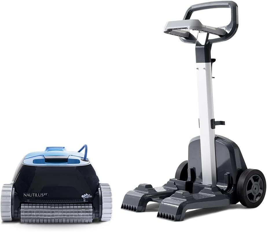 Dolphin Nautilus CC Automatic Robotic Pool Vacuum Cleaner, Always Cleaning, Never Charging, Includes Caddy for Easy Transport and Storage, Ideal for In-Ground Pools up to 33 FT in Length - Image 8