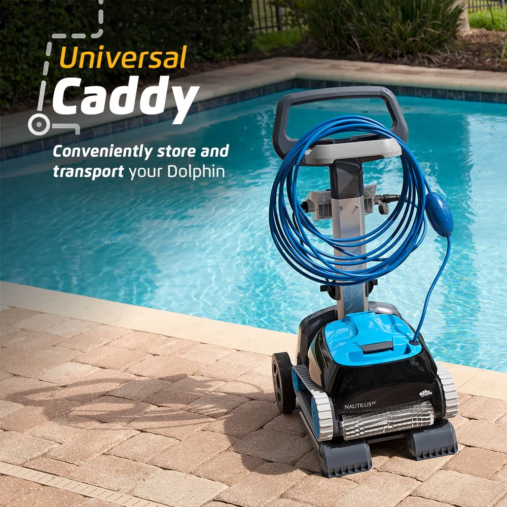 Dolphin Nautilus CC Automatic Robotic Pool Vacuum Cleaner, Always Cleaning, Never Charging, Includes Caddy for Easy Transport and Storage, Ideal for In-Ground Pools up to 33 FT in Length - Image 9