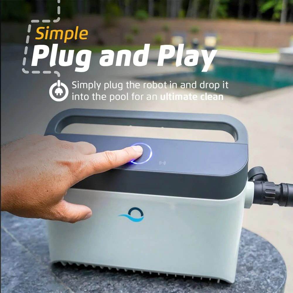 Dolphin Nautilus CC Plus Wi-Fi Automatic Robotic Pool Vacuum Cleaner, Always Cleaning, Never Charging, with Wall Climbing Scrubber Brush, Ideal for In-Ground Pools up to 40 FT in Length - Image 6