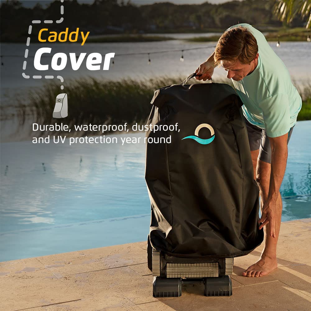 Dolphin Nautilus CC Supreme Wi-Fi Automatic Robotic Pool Vacuum Cleaner Includes Caddy and Classic Cover for Storage and Protection, Ideal for In-Ground Pools up to 50 FT - Image 7