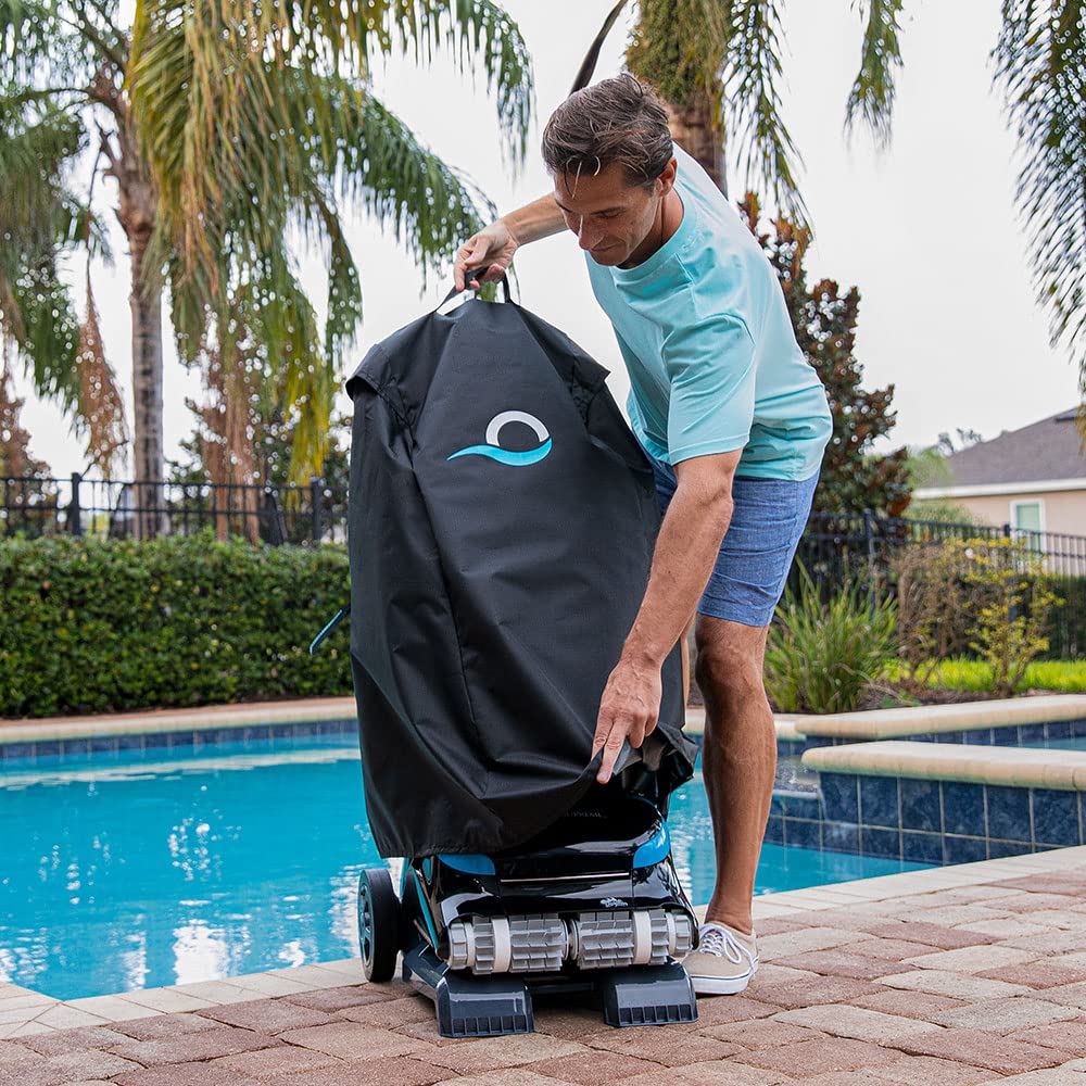 Dolphin Nautilus CC Supreme Wi-Fi Automatic Robotic Pool Vacuum Cleaner Includes Caddy and Classic Cover for Storage and Protection, Ideal for In-Ground Pools up to 50 FT - Image 9