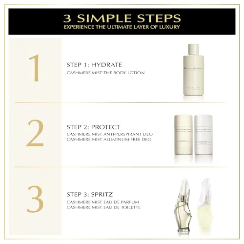 Donna Karan Cashmere Mist Discovery Duo Set For Women - Eau de Parfum Mini Spray 0.5 Fl. Oz. & Anti-Perspirant Deodorant Stick, 1.7 Oz. - Image 3