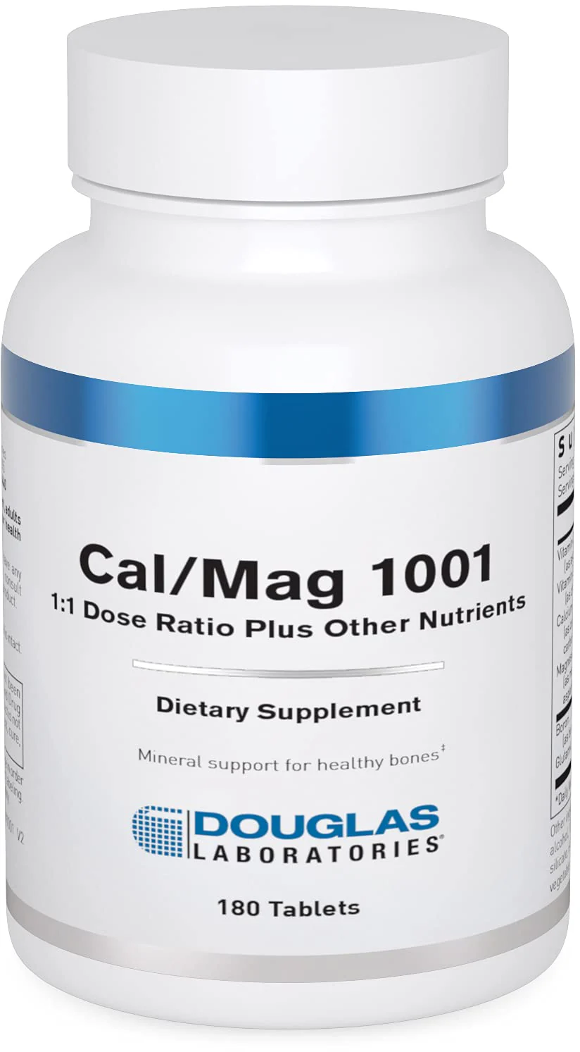 Douglas Laboratories Cal/Mag 1001 | 1:1 Dose Ratio Plus Other Nutrients to Support Healthy Bone Structure | 180 Tablets