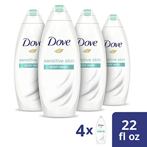 Dove Body Wash For Softer and Smoother Skin Sensitive Skin Hypoallergenic and Sulfate Free Body Wash 22 oz, 4 Count - Image 16