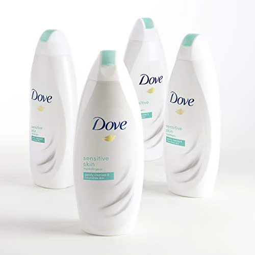 Dove Body Wash For Softer and Smoother Skin Sensitive Skin Hypoallergenic and Sulfate Free Body Wash 22 oz, 4 Count - Image 3