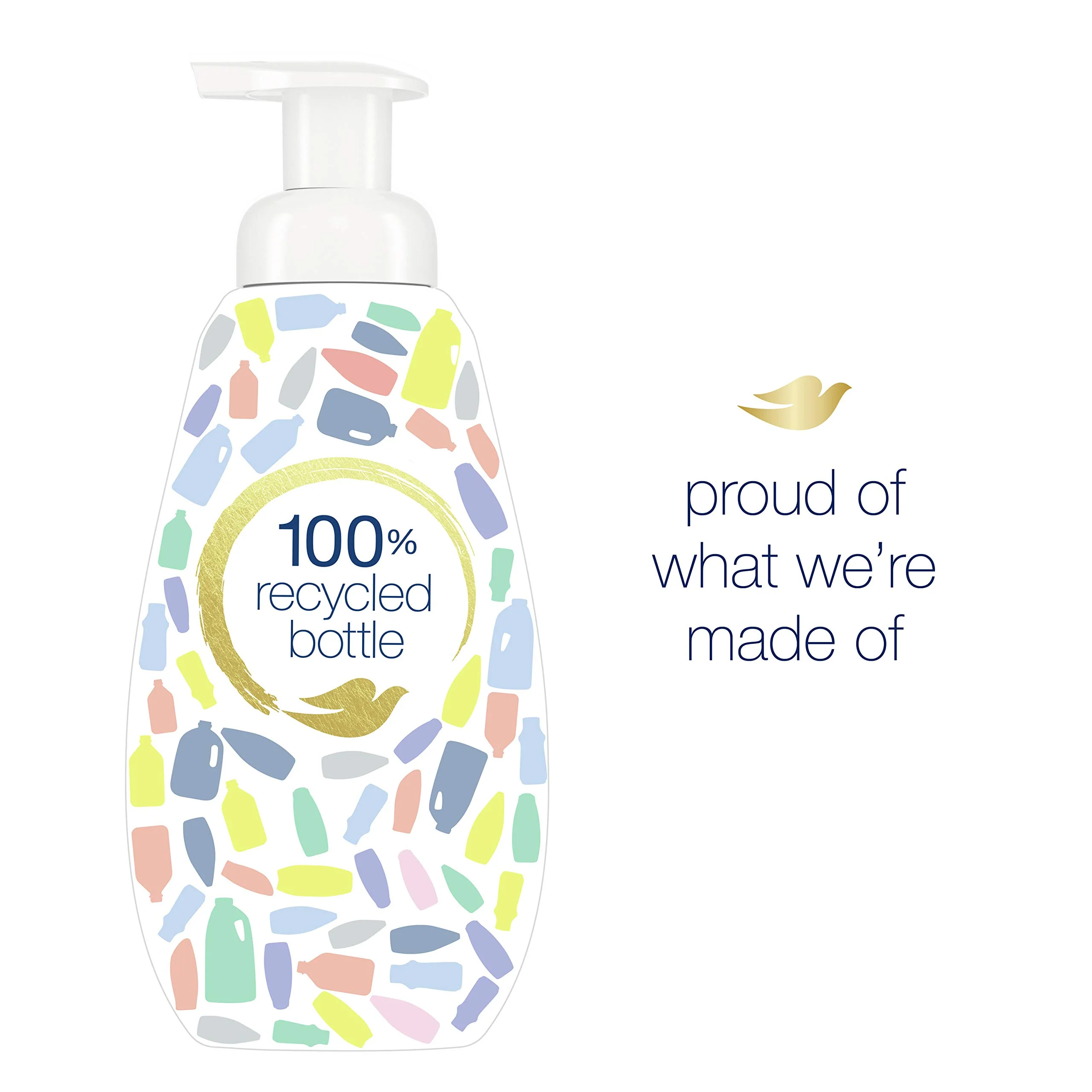 Dove Instant Foaming Body Wash 4 Count for Softer and Smoother Skin Sensitive Skin Effectively Washes Away Bacteria While Nourishing Your Skin 13.5 oz - Image 3