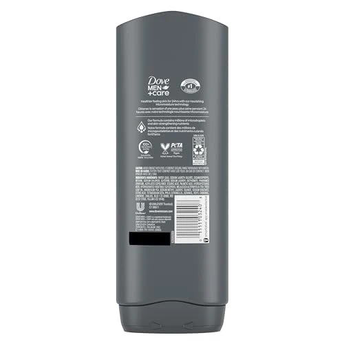 DOVE MEN + CARE Post-Workout Body Wash 3N1 Revive 4 Count For Men With Tea Tree Oil, 18 oz - Image 7