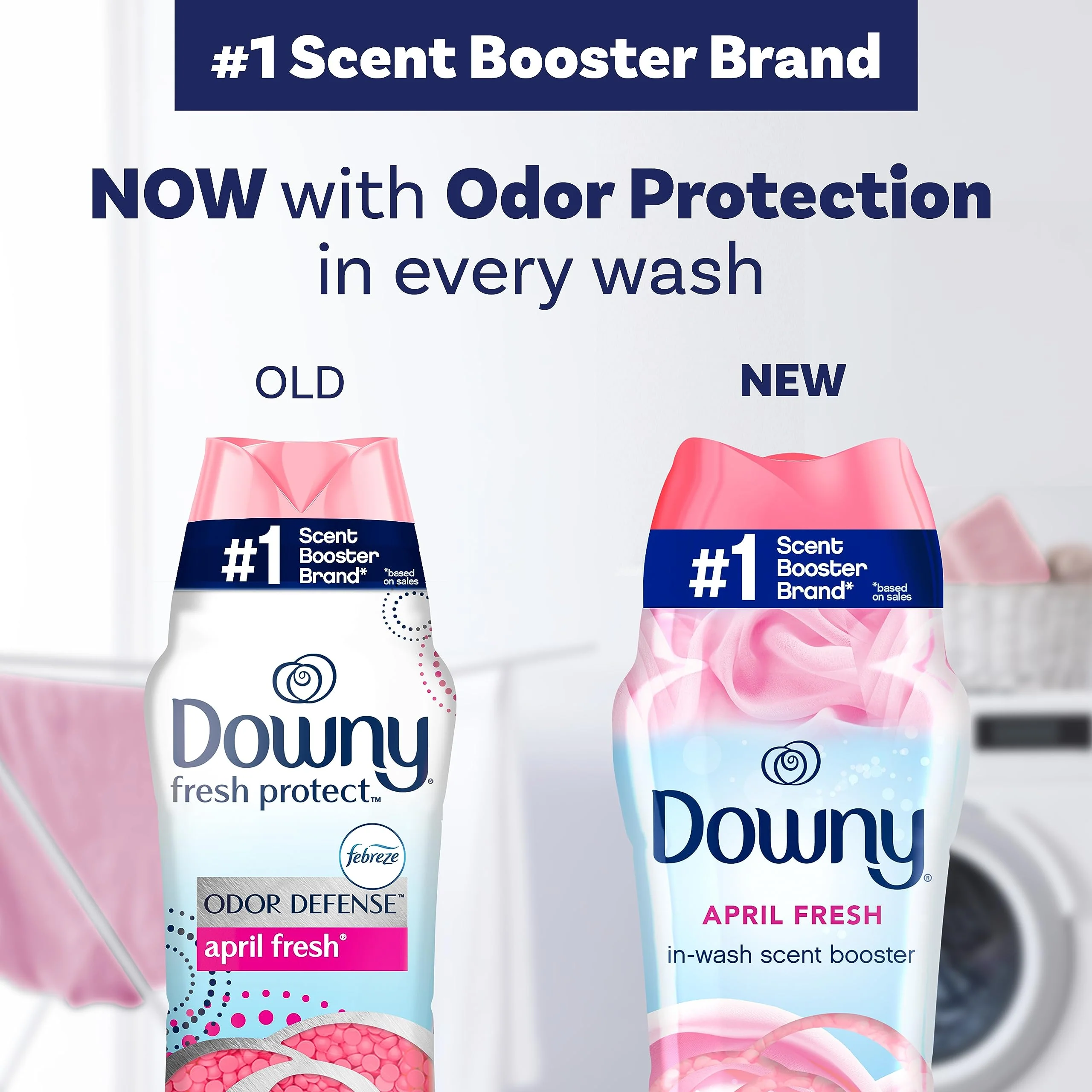 Downy April Fresh In-Wash Laundry Scent Booster Beads, 24 oz, laundry scent beads, Long-lasting Freshness - Image 4