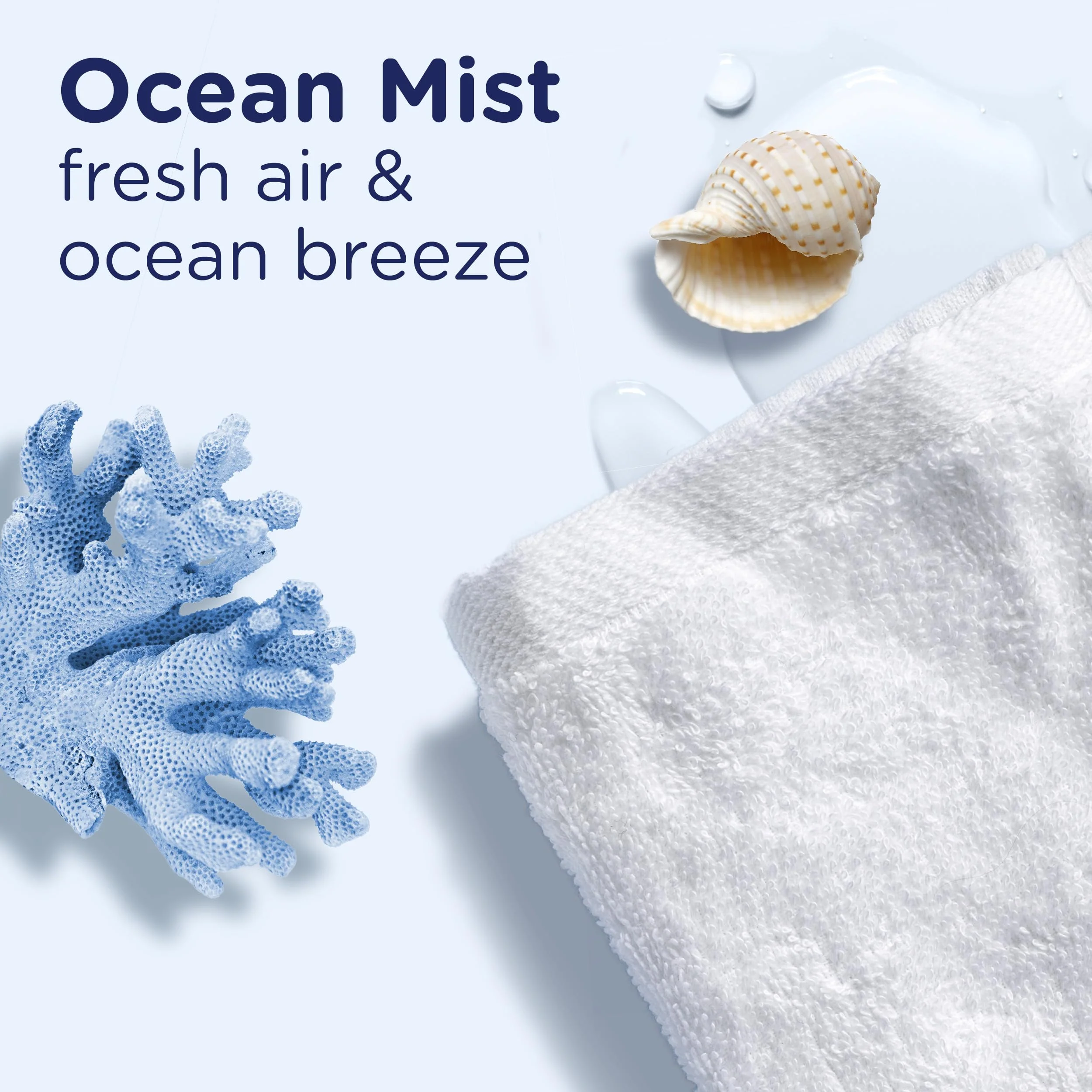 Downy Light Laundry Scent Booster Beads, Ocean Mist Scent, 12.2 OZ, In-wash fabric beads designed to be gentle with a light boost of scent, No Heavy Perfumes - Image 4
