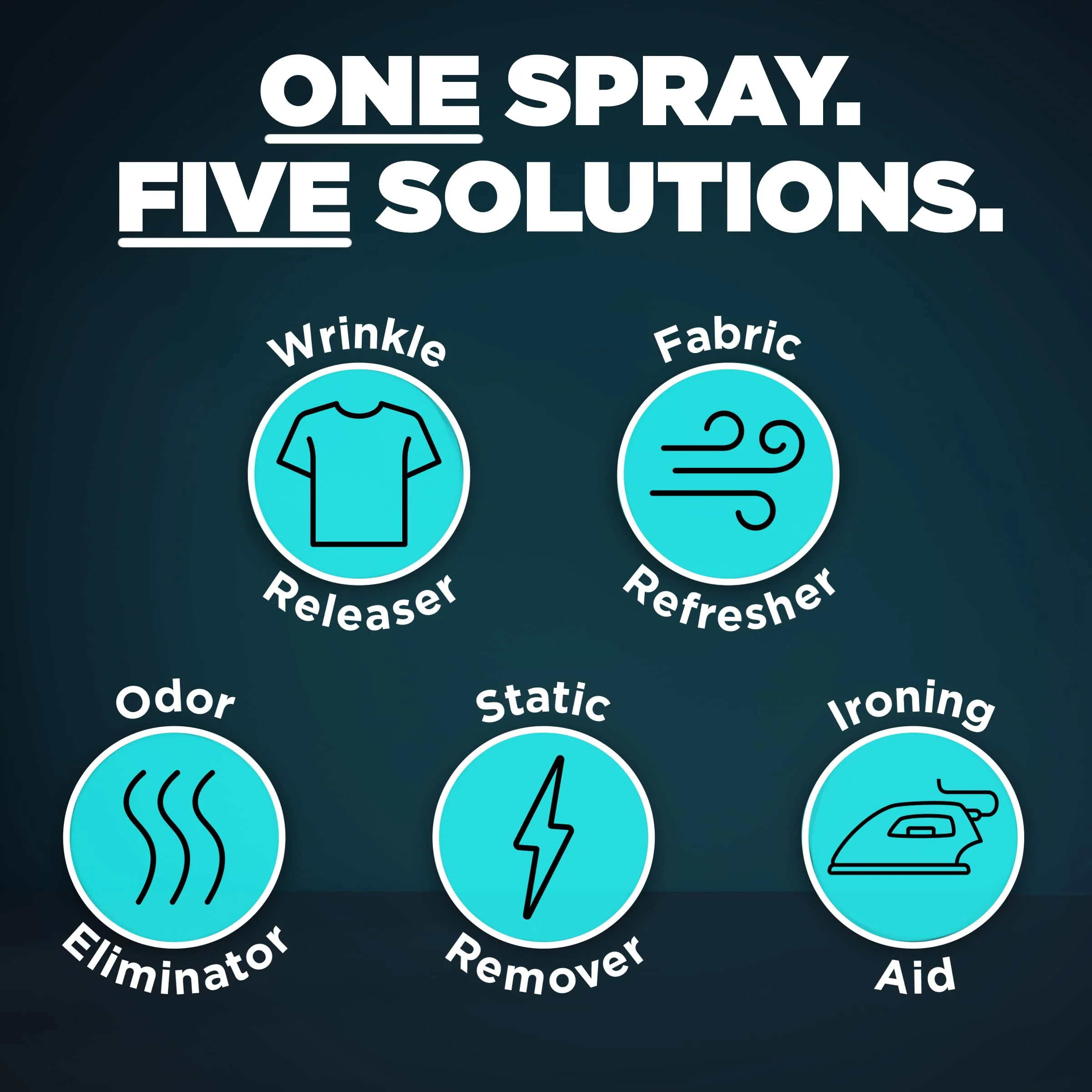 Downy Wrinkle Releaser Spray, All In One Wrinkle Release Spray, Odor Eliminator, Static Remover, Fabric Refresher & Ironing Aid for Clothes, 33.8 Fl Oz (Pack of 2), Light Fresh Scent - Image 4