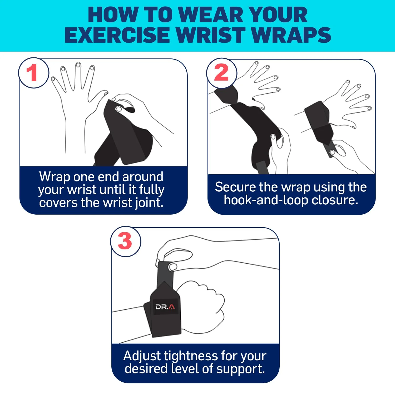 Dr. Arthritis Doctor Developed Wrist Brace, Wrist Wraps for Tendonitis, Hand Support, Ideal for Fitness, Weightlifting (Pair) - Image 7